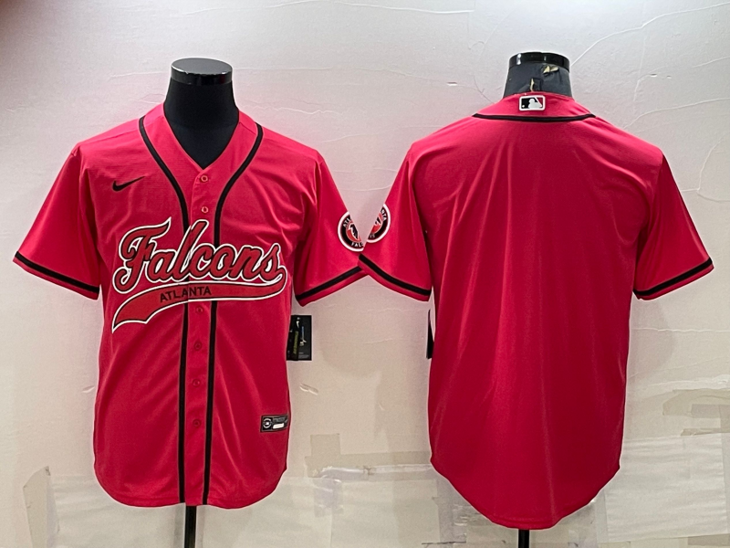 Men's Atlanta Falcons Red Blank Jerseys
