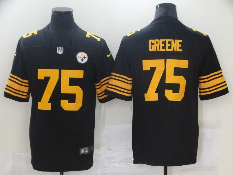 Men's Pittsburgh Steelers Joe Greene #75 Black Alternate Legend Jerseys