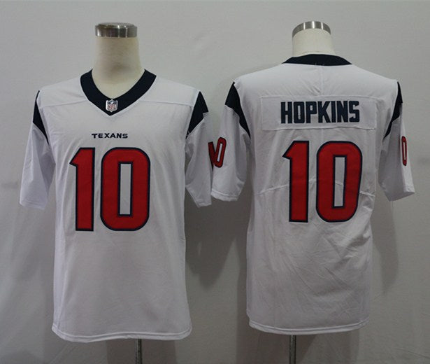 Men's Houston Texans DeAndre Hopkins #10 White Game Jerseys