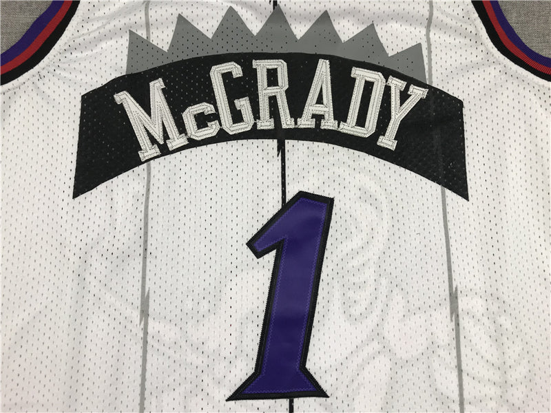 Men's Toronto Raptors Tracy McGrady 1998-99 White Hardwood Classics Swingman Jerseys