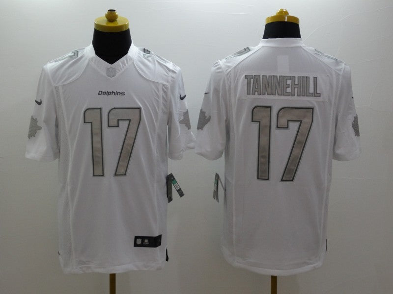 Men's Miami Dolphins Ryan Tannehill #17 White Game Player Jerseys