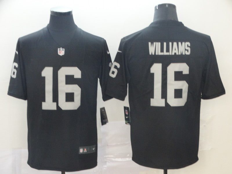 Men's Las Vegas Raiders Tyrell Williams #16 Black Game Jerseys