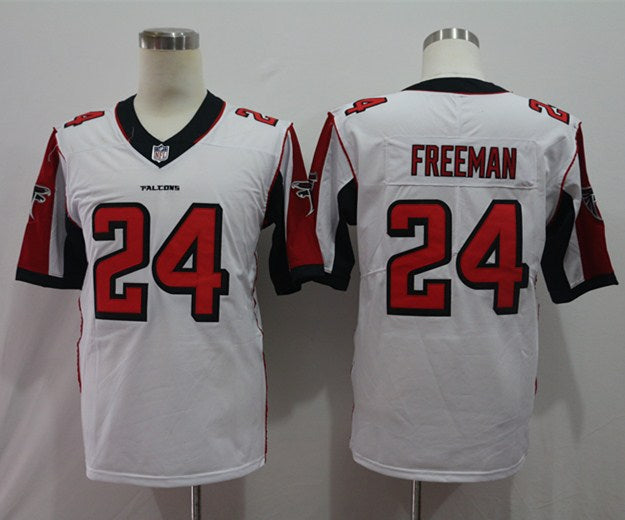Men's Atlanta Falcons Devonta Freeman #24 White Game Jerseys
