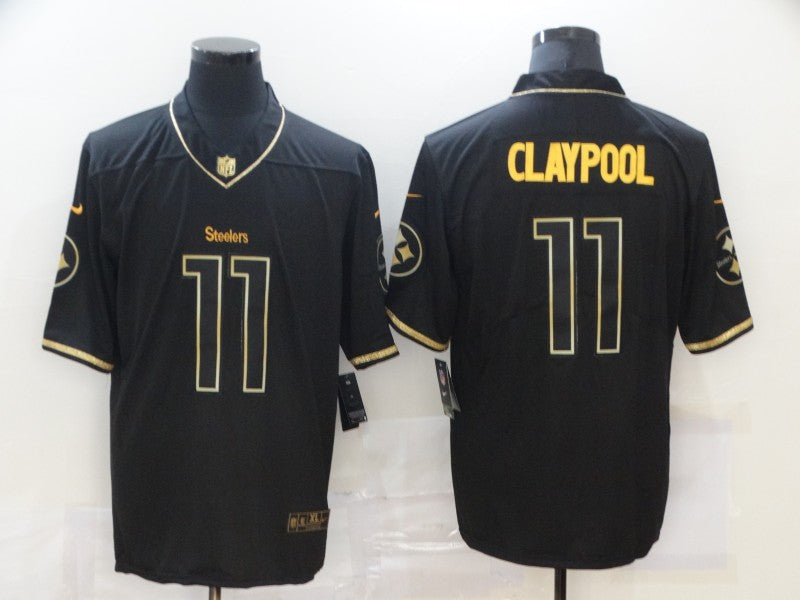 Men's Pittsburgh Steelers Chase Claypool #11 Black Alternate Game Jerseys