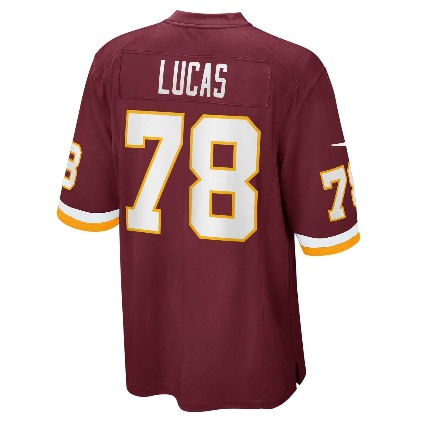 Cornelius Lucas Washington Football Team Nike Game Jersey - Burgundy