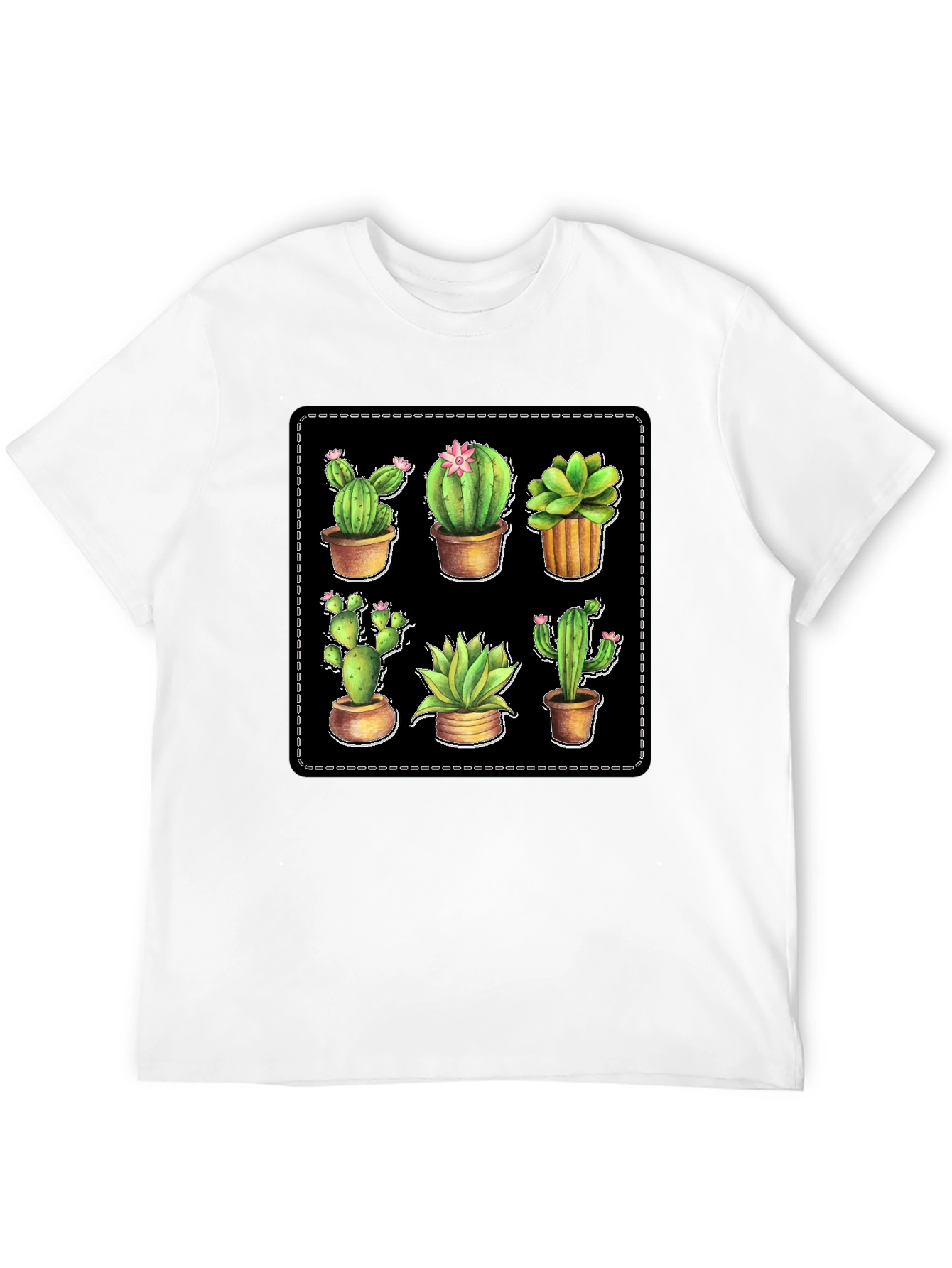 Cactus Plant T-Shirt - Unique Design