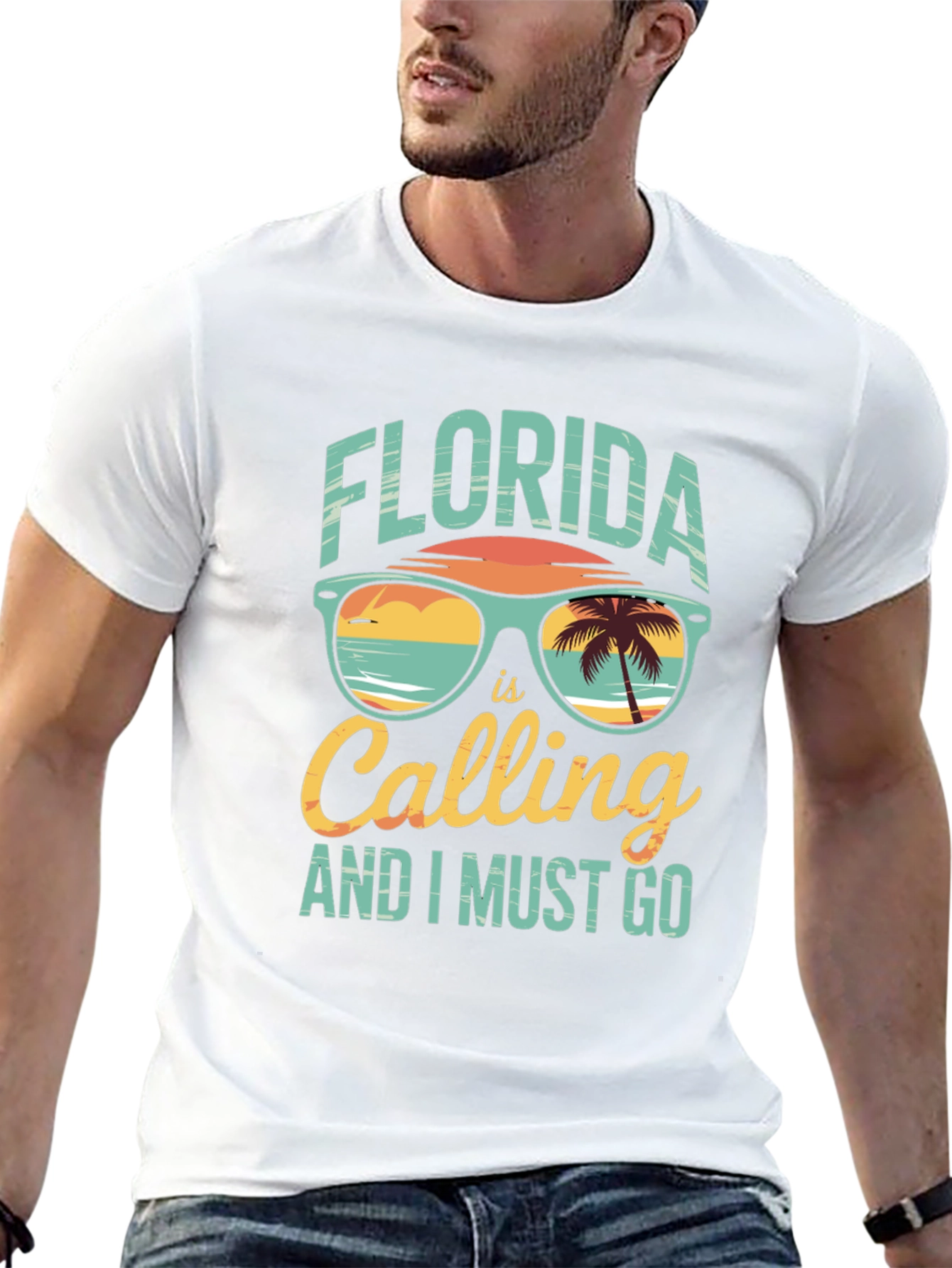 Florida Calling T-Shirt - Beach Vibes Tee