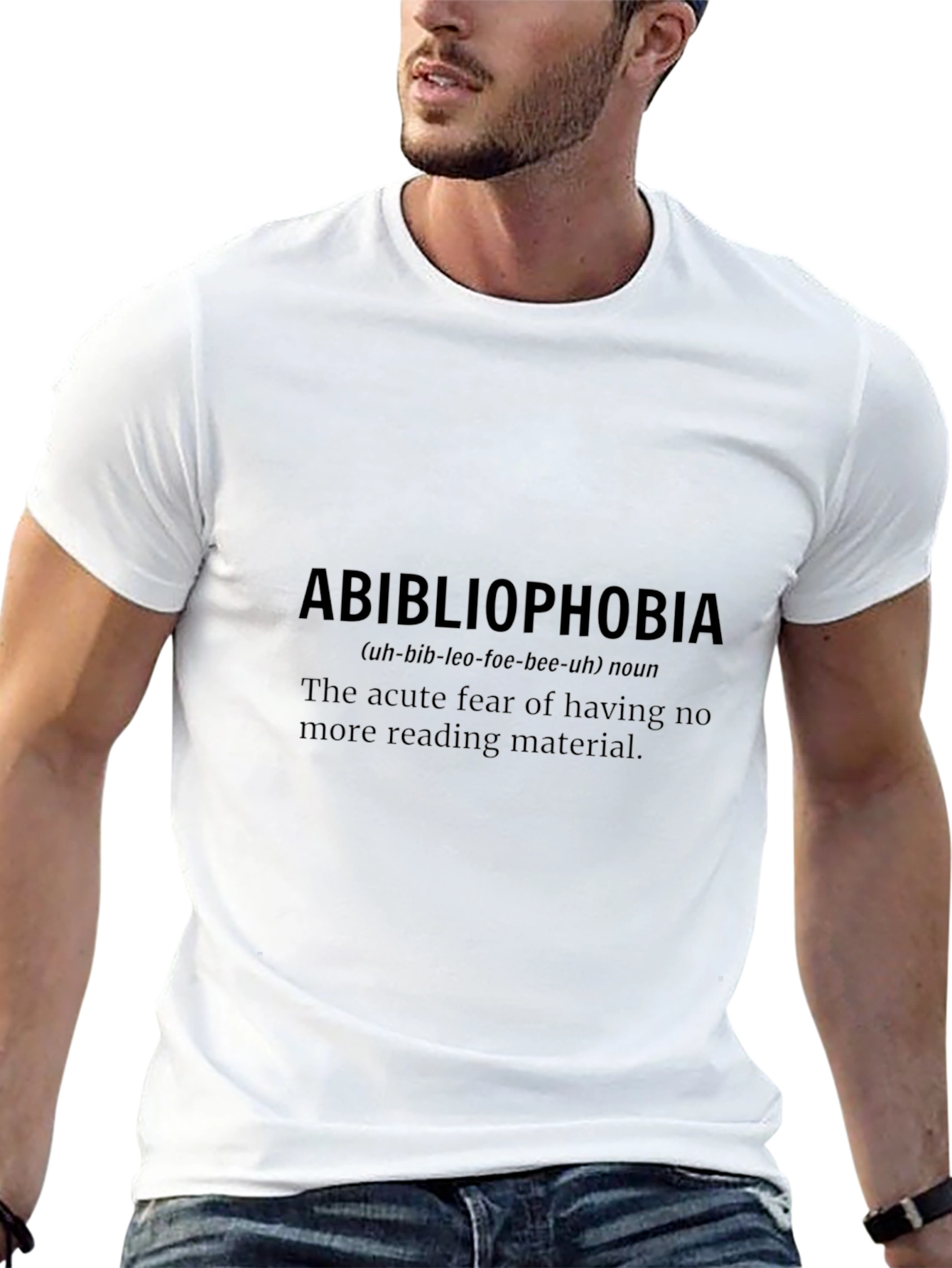 Abibliophobia T-Shirt - Funny Book Lover Tee