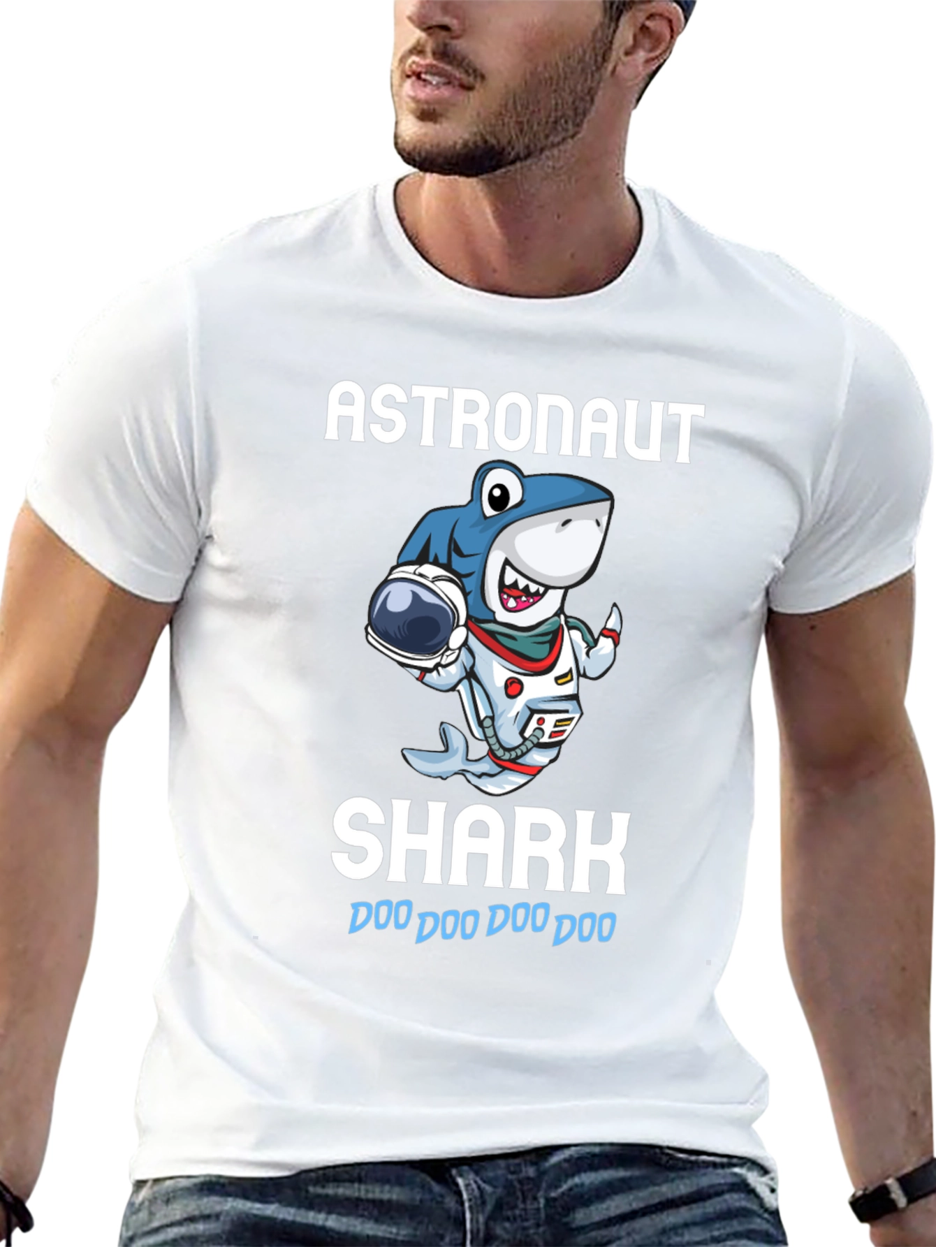 Astronaut Shark T-Shirt - Doo Doo Doo!