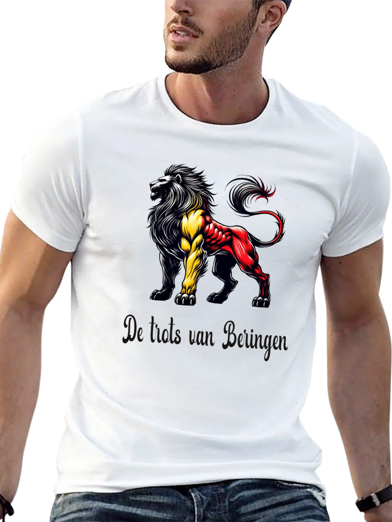 Belgian Lion T-Shirt - Black