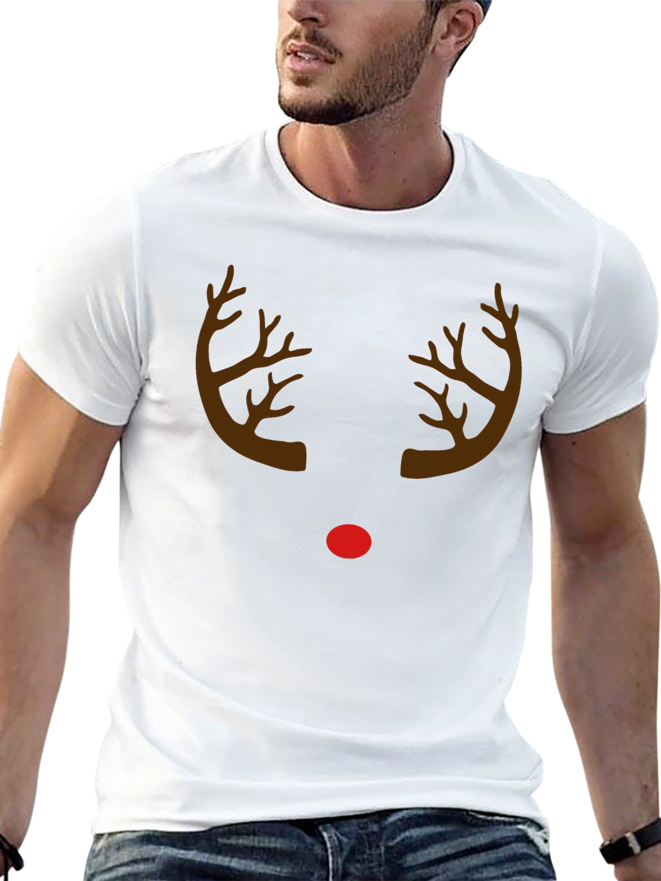 Rudolph Reindeer Christmas T-Shirt