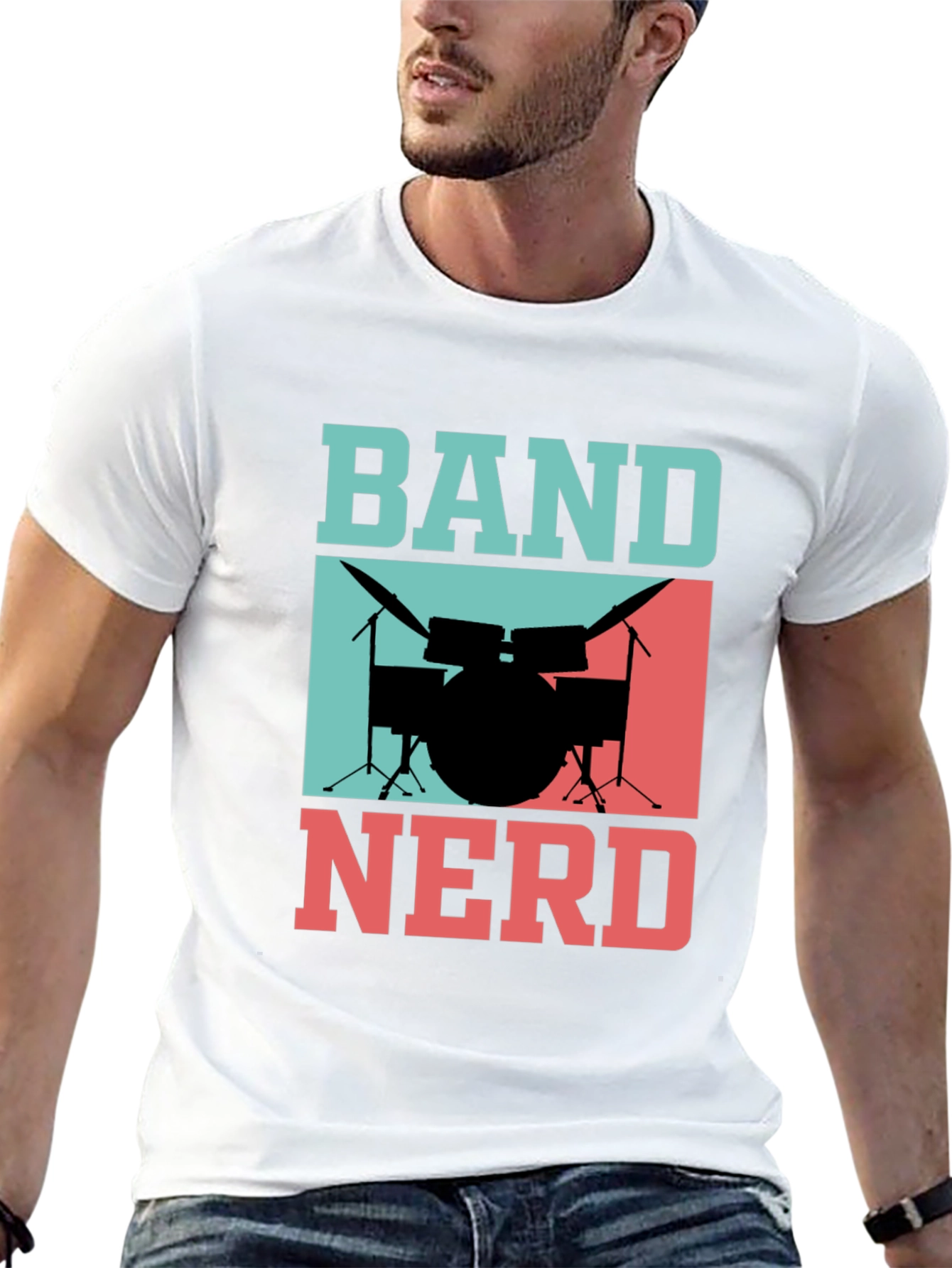 Band Nerd Drummer T-Shirt