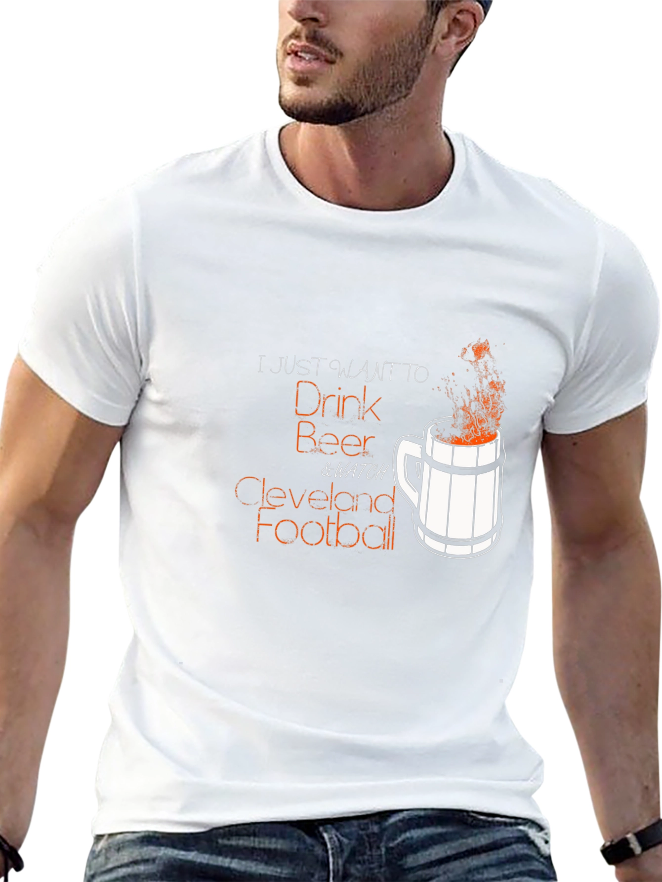 Cleveland Football Beer T-Shirt