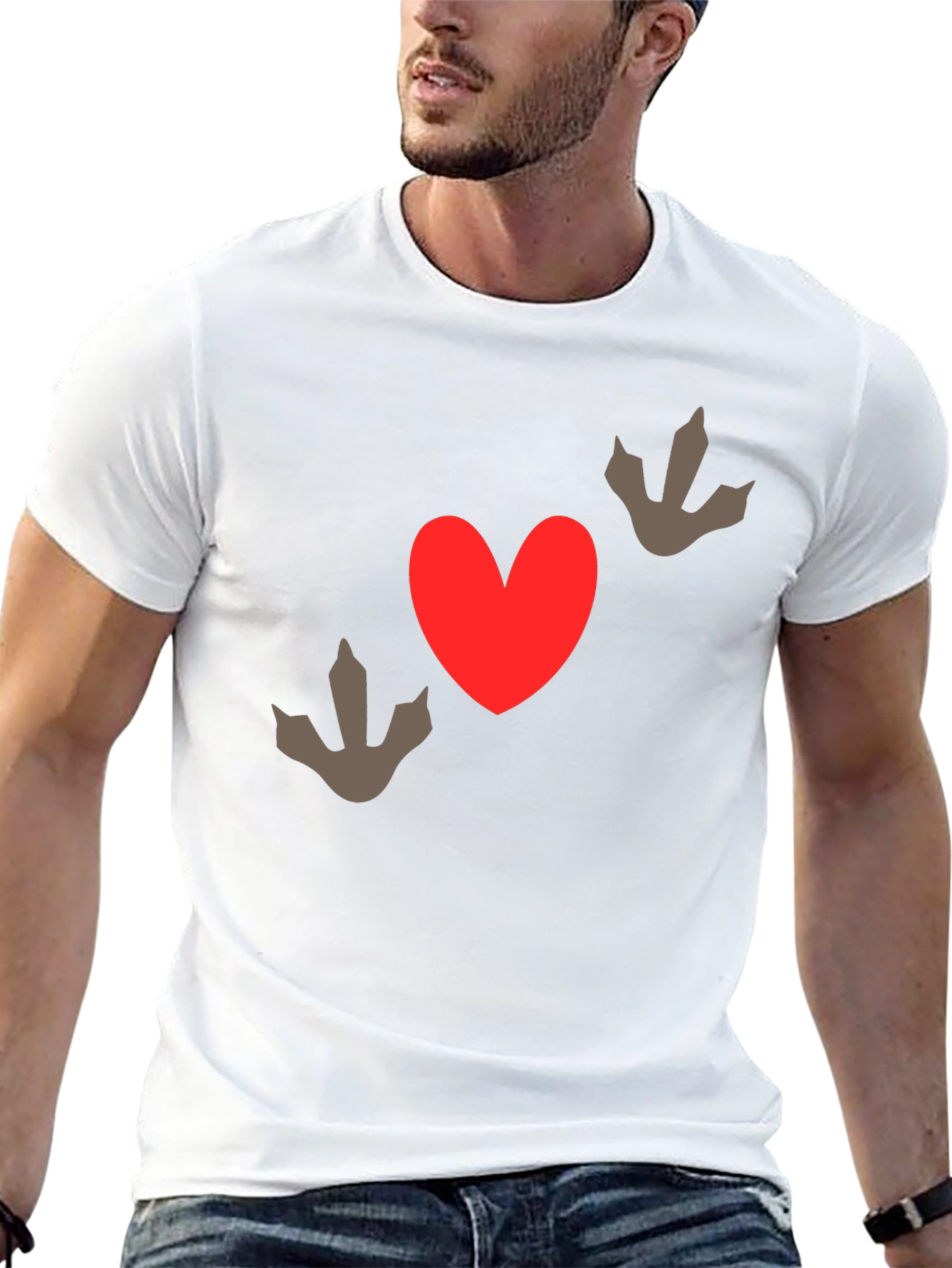 Dino Heart T-Shirt - Love Dinosaurs!