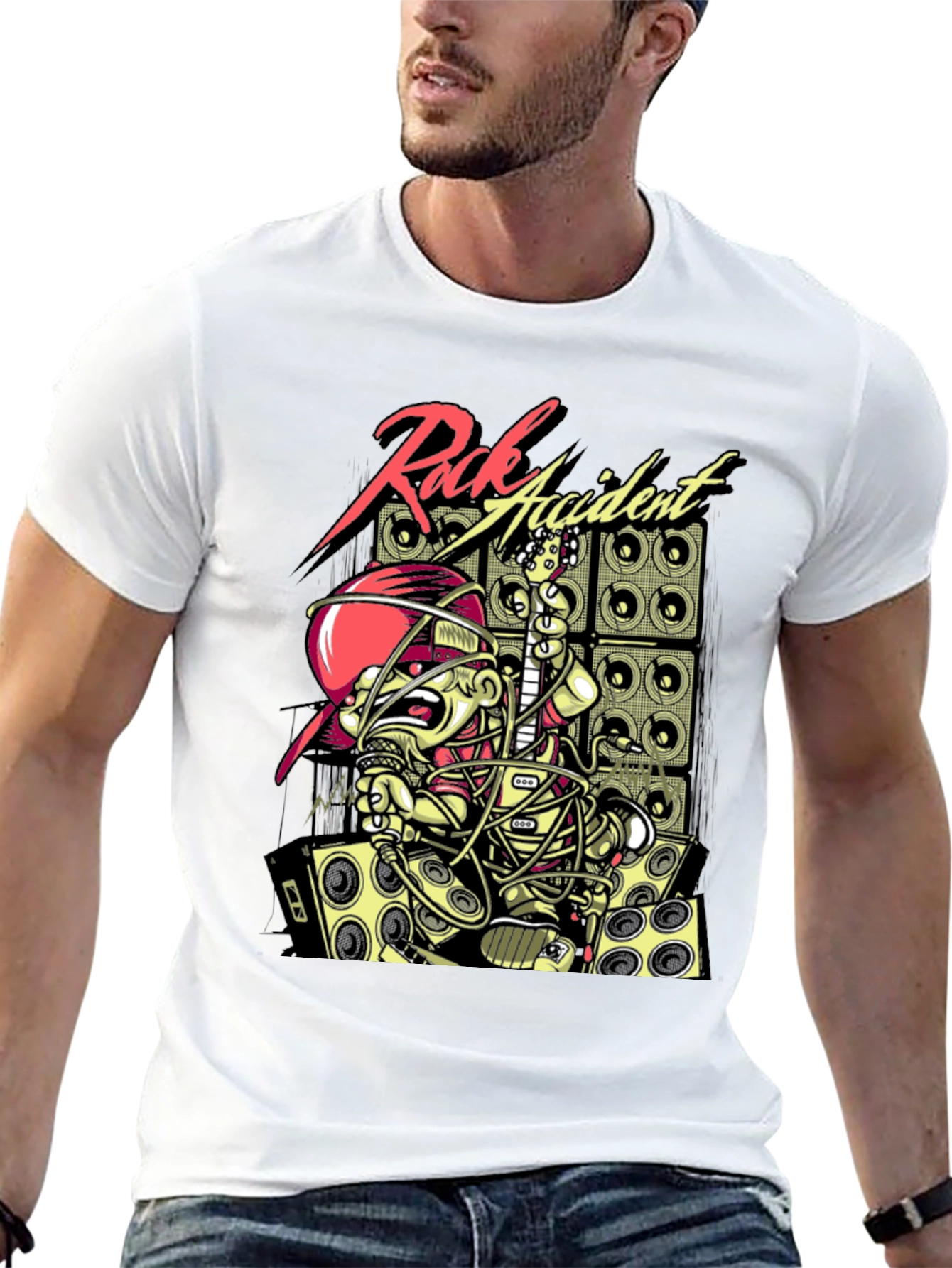 Rock Accident Graphic T-Shirt