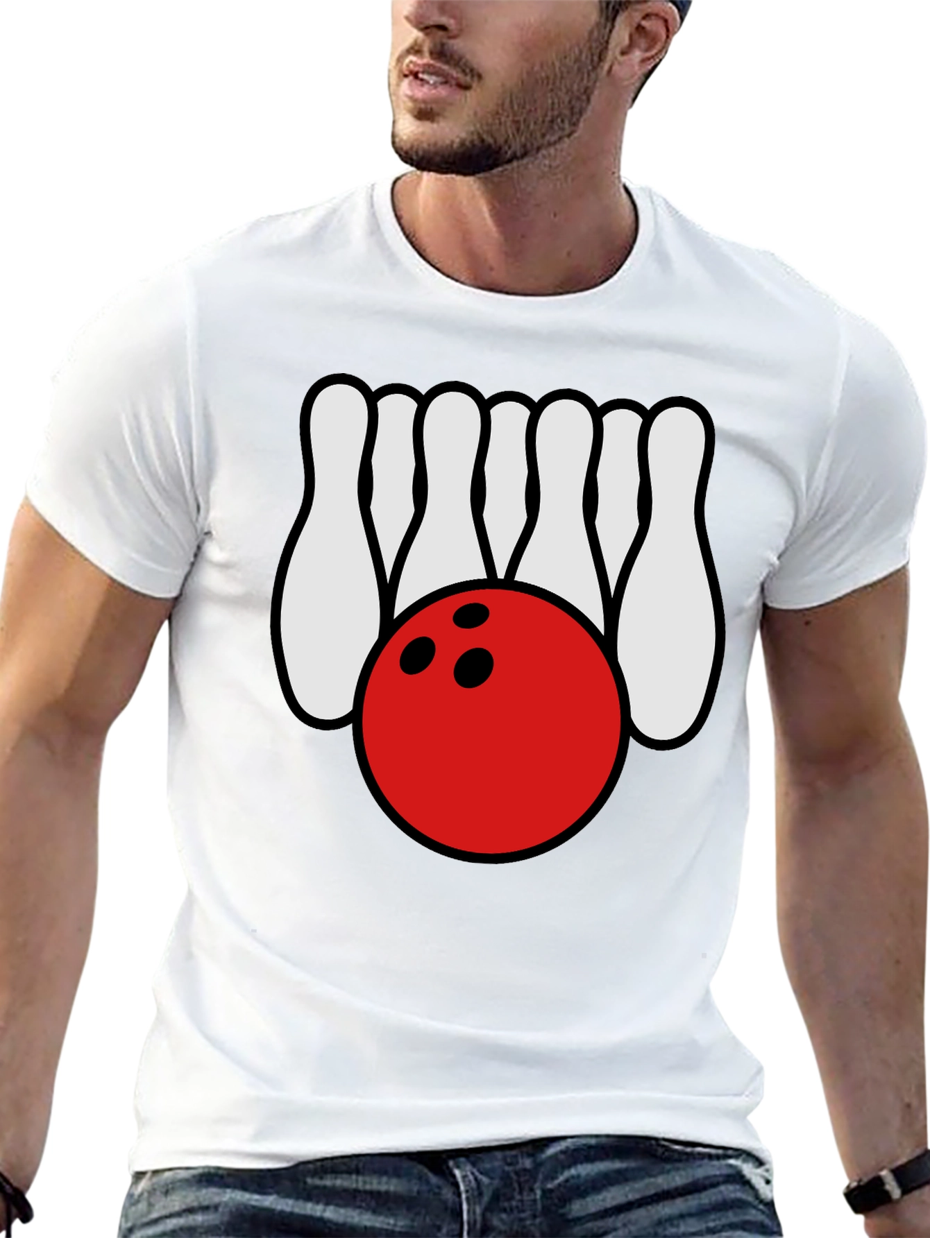 Bowling Strike Tee - Classic Bowling Design