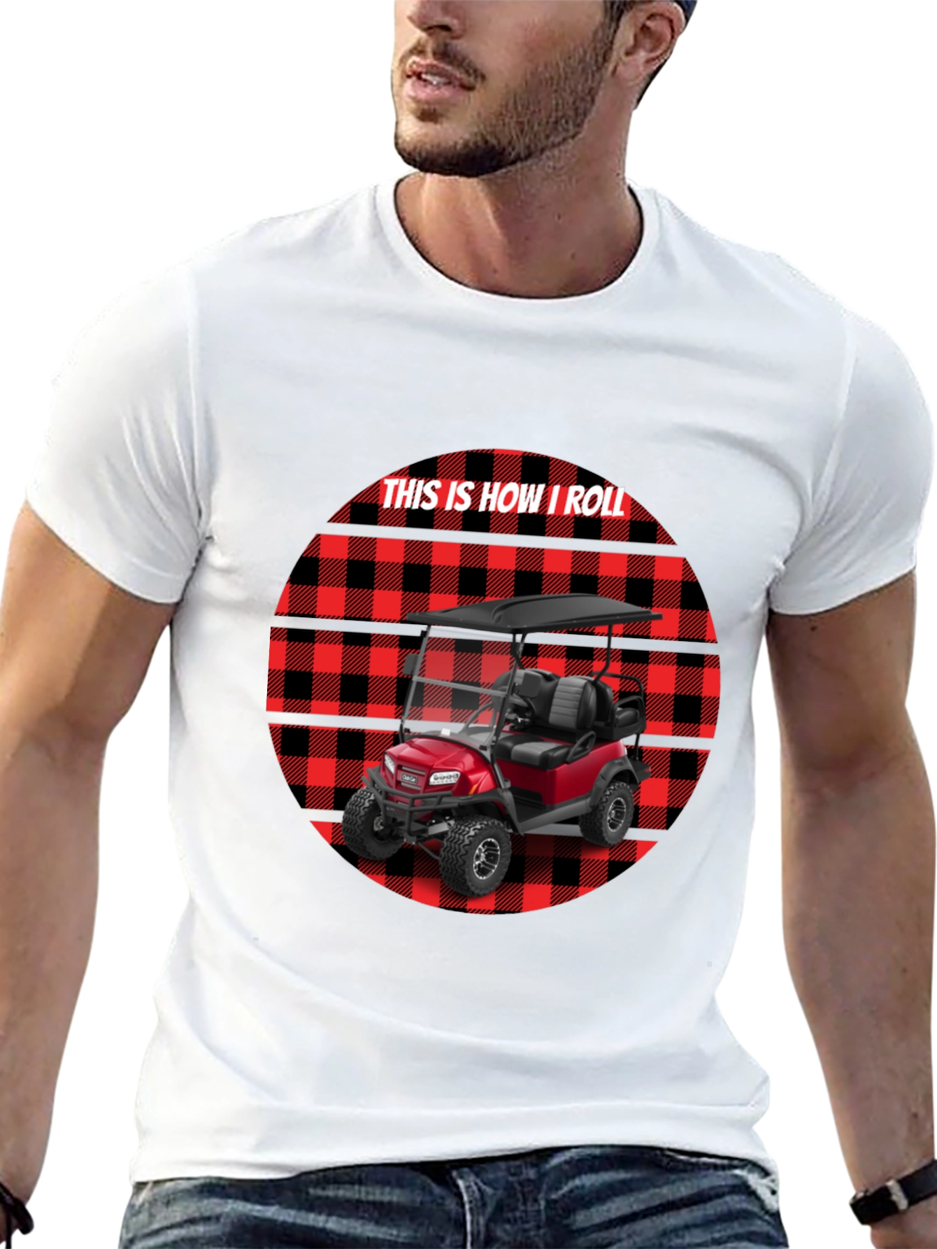 This Is How I Roll Golf Cart Tee