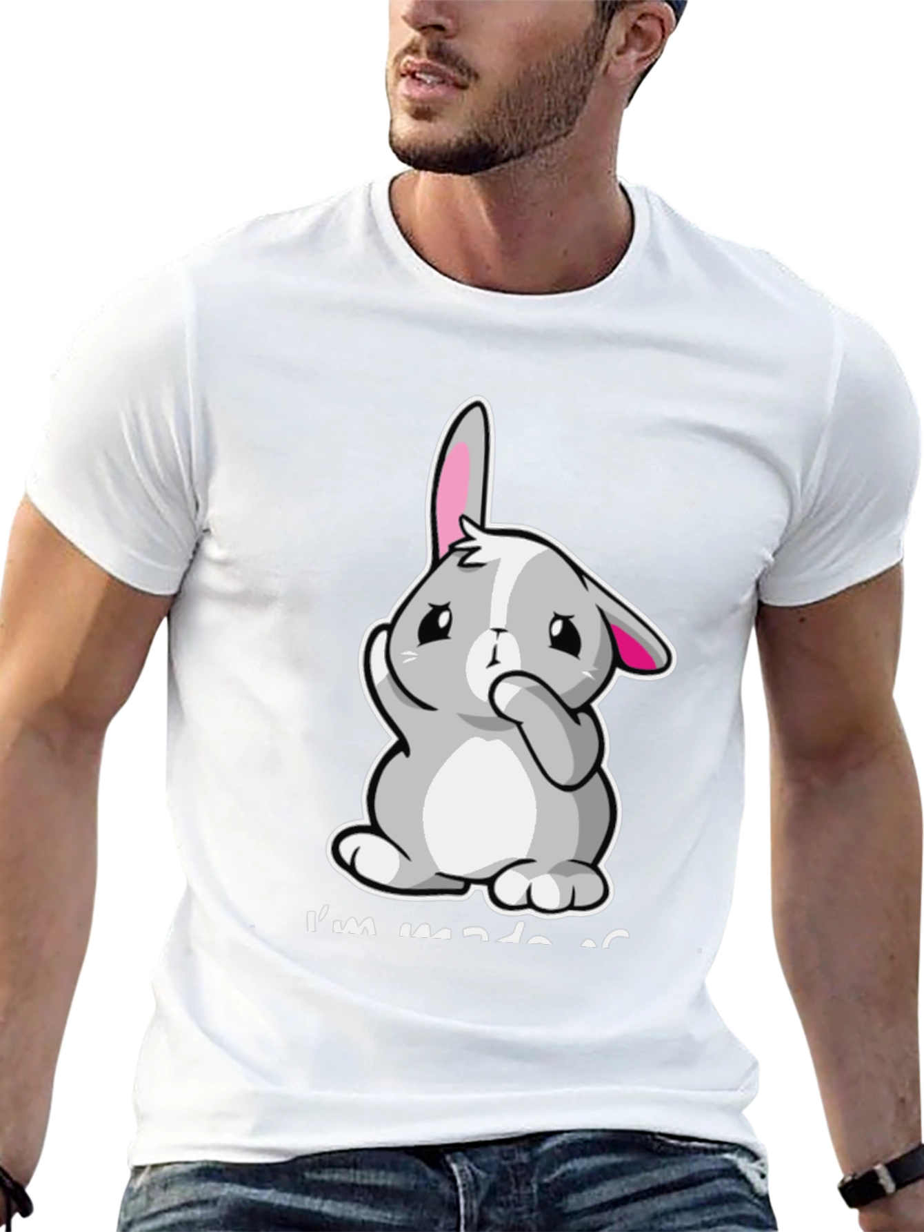 Cute Bunny T-Shirt - Im Made of Sass