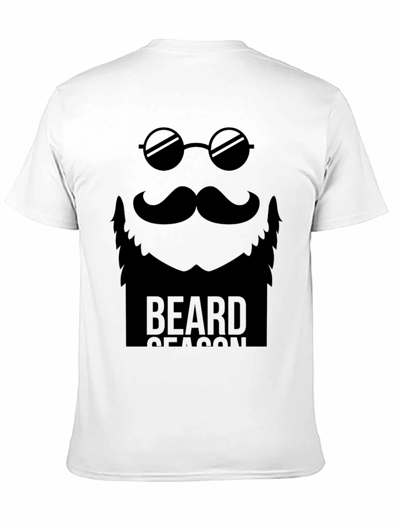 Beard Season Graphic Tee - Mens Black T-Shirt