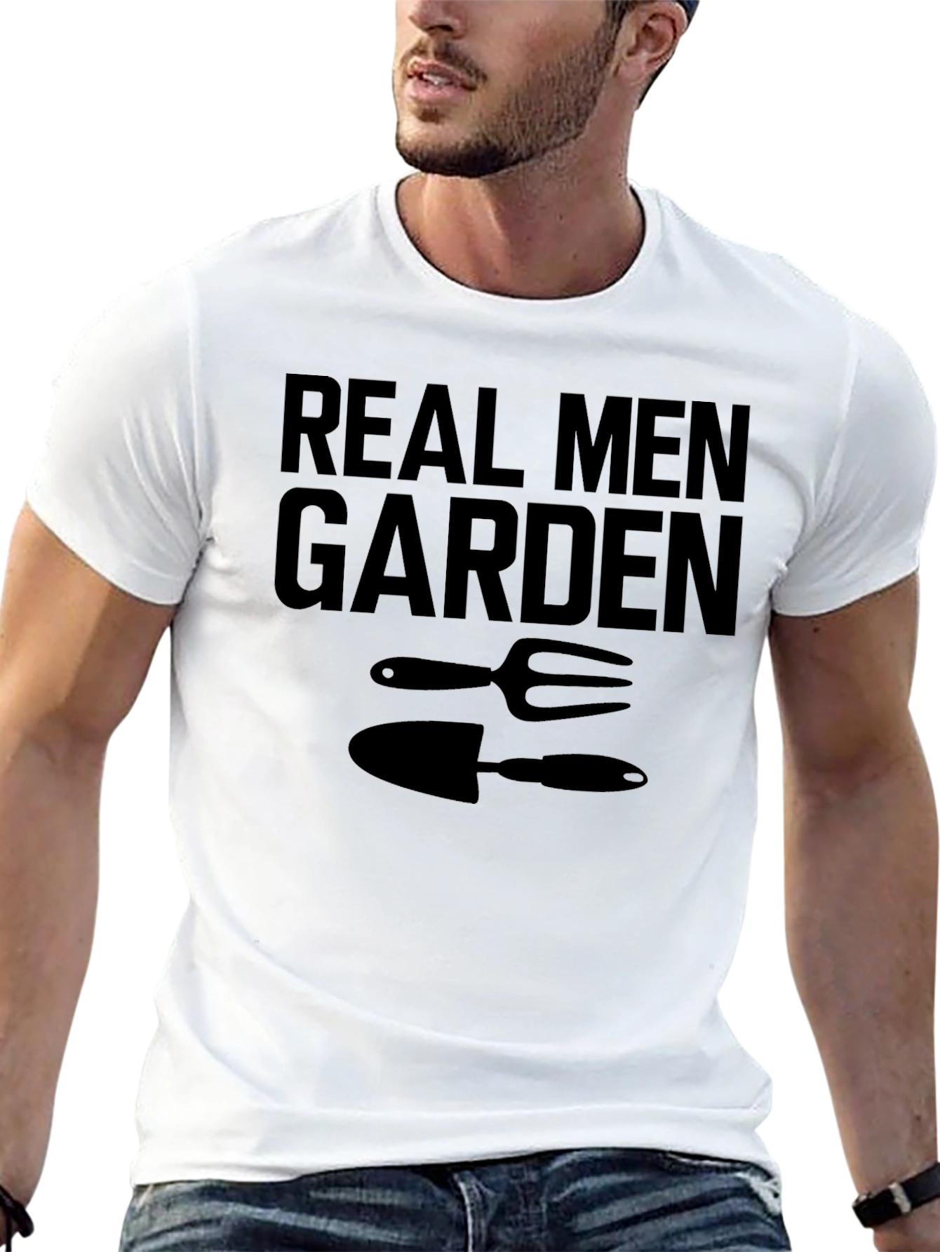 Real Men Garden T-Shirt - Gardening Gift