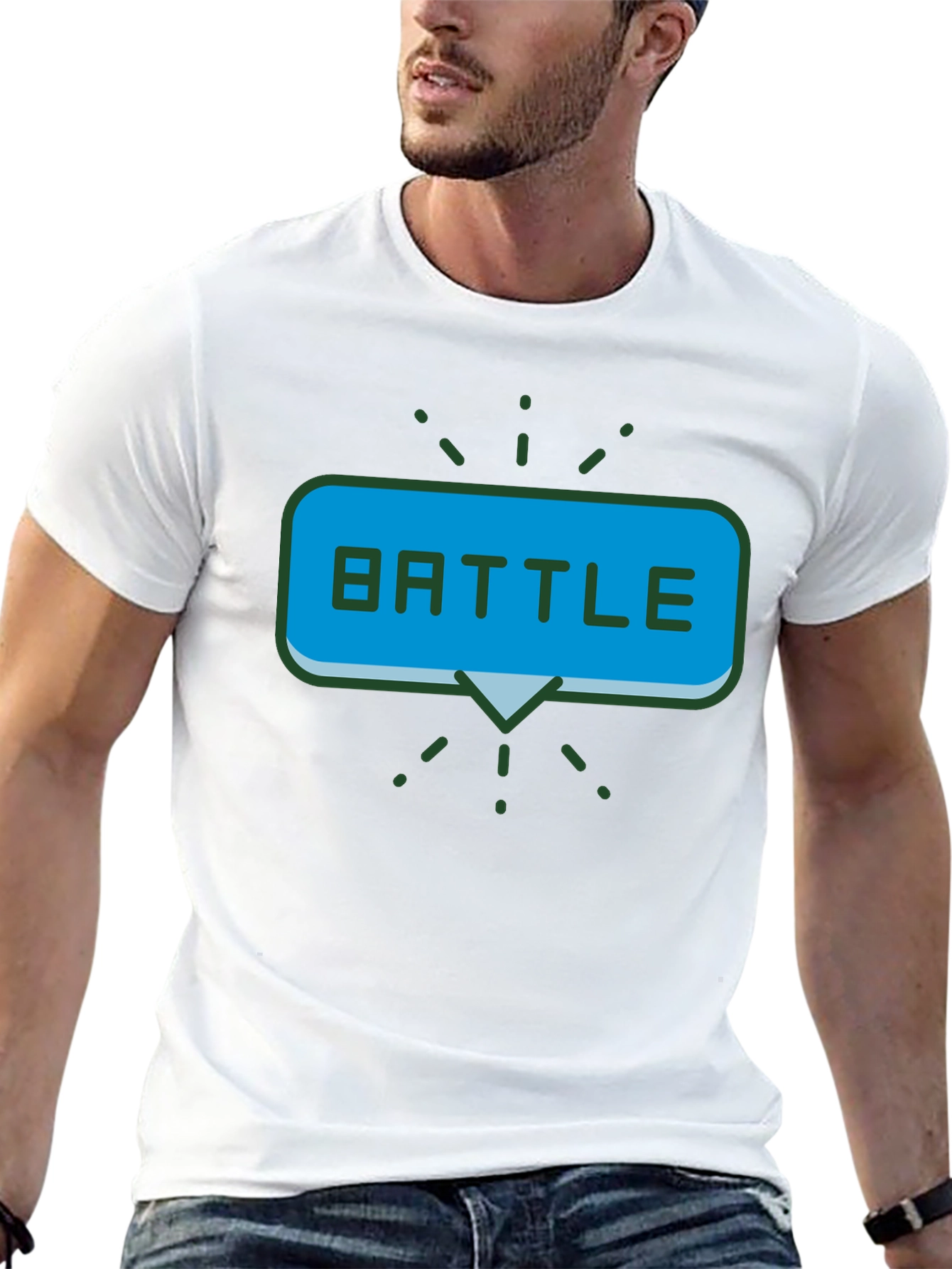 Battle Graphic T-Shirt - Gamer Style