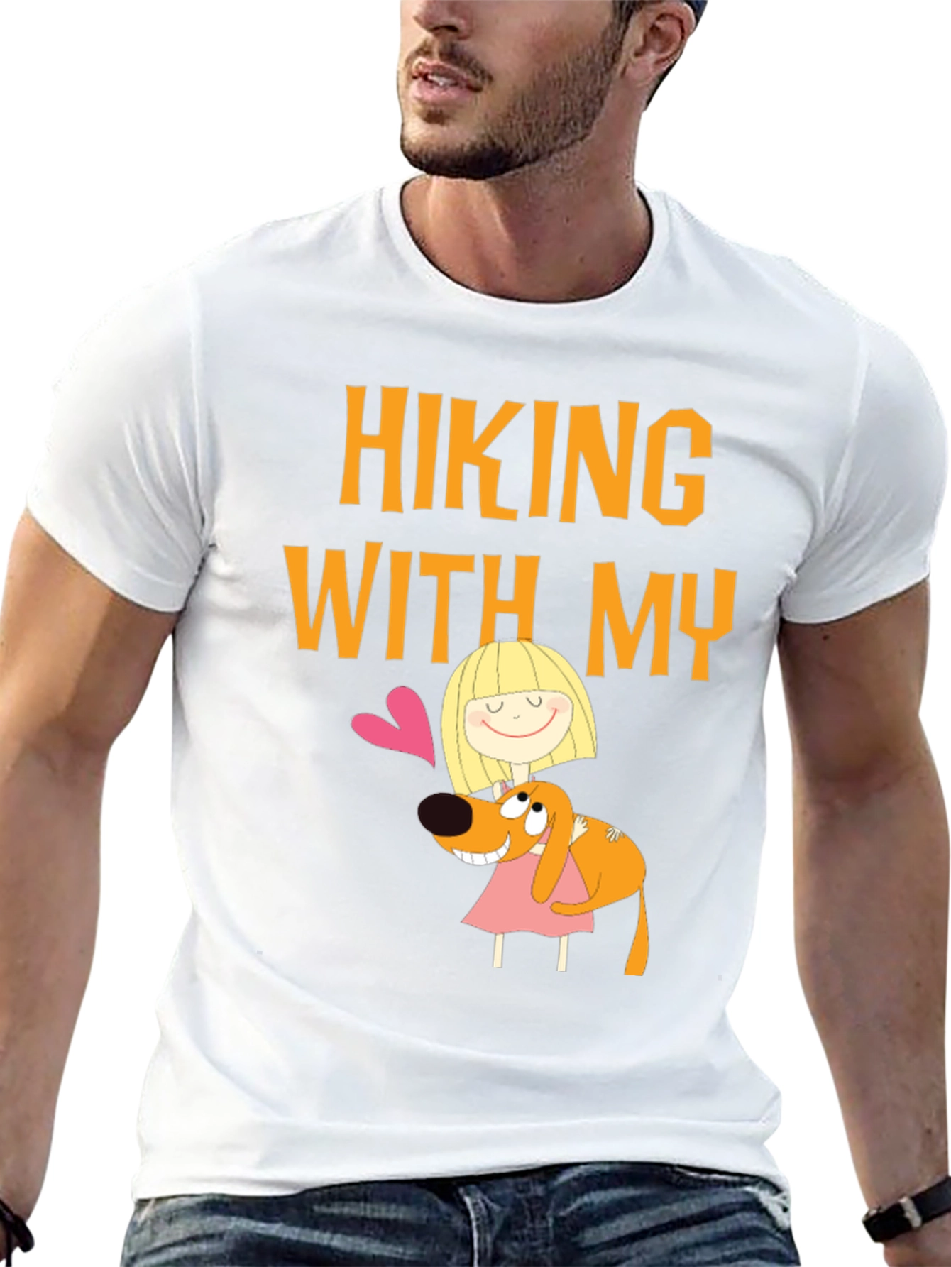 Hiking With My Dog T-Shirt