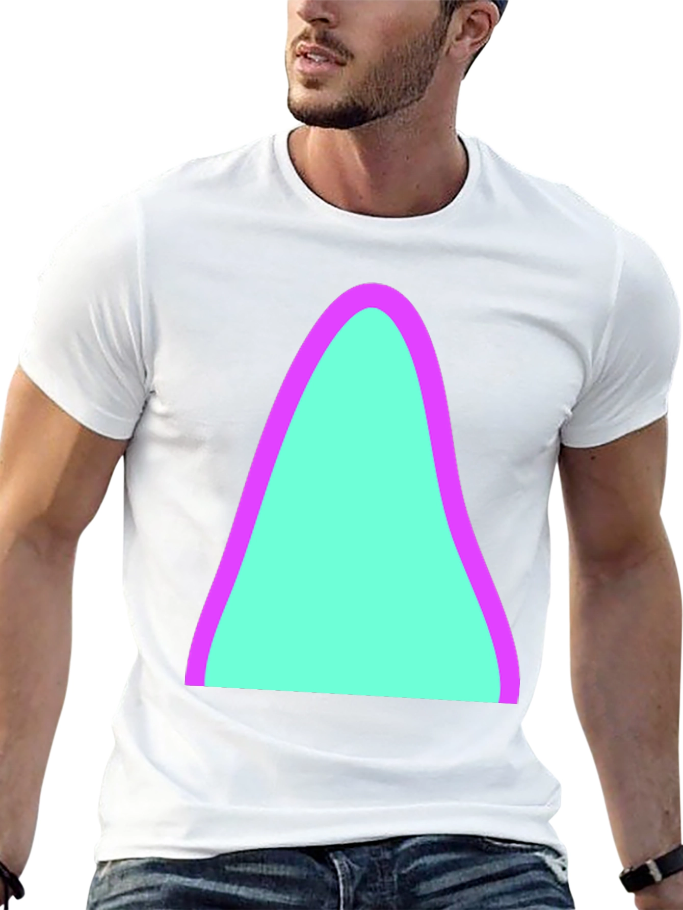 Abstract Graphic Tee - Cool and Casual