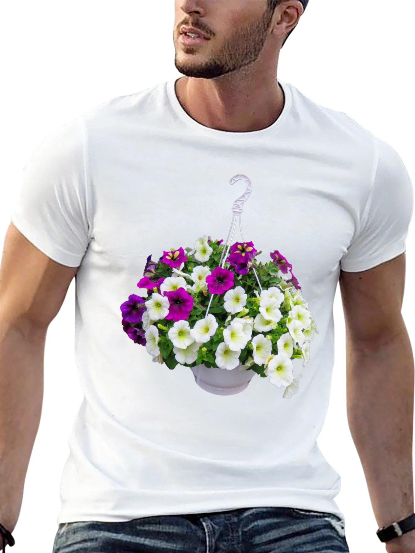 Floral Hanging Basket T-Shirt