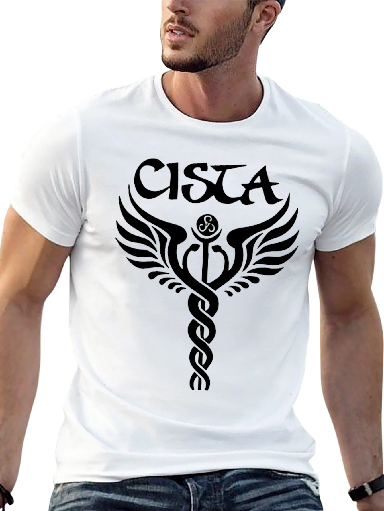 CISTA Graphic Tee - Black