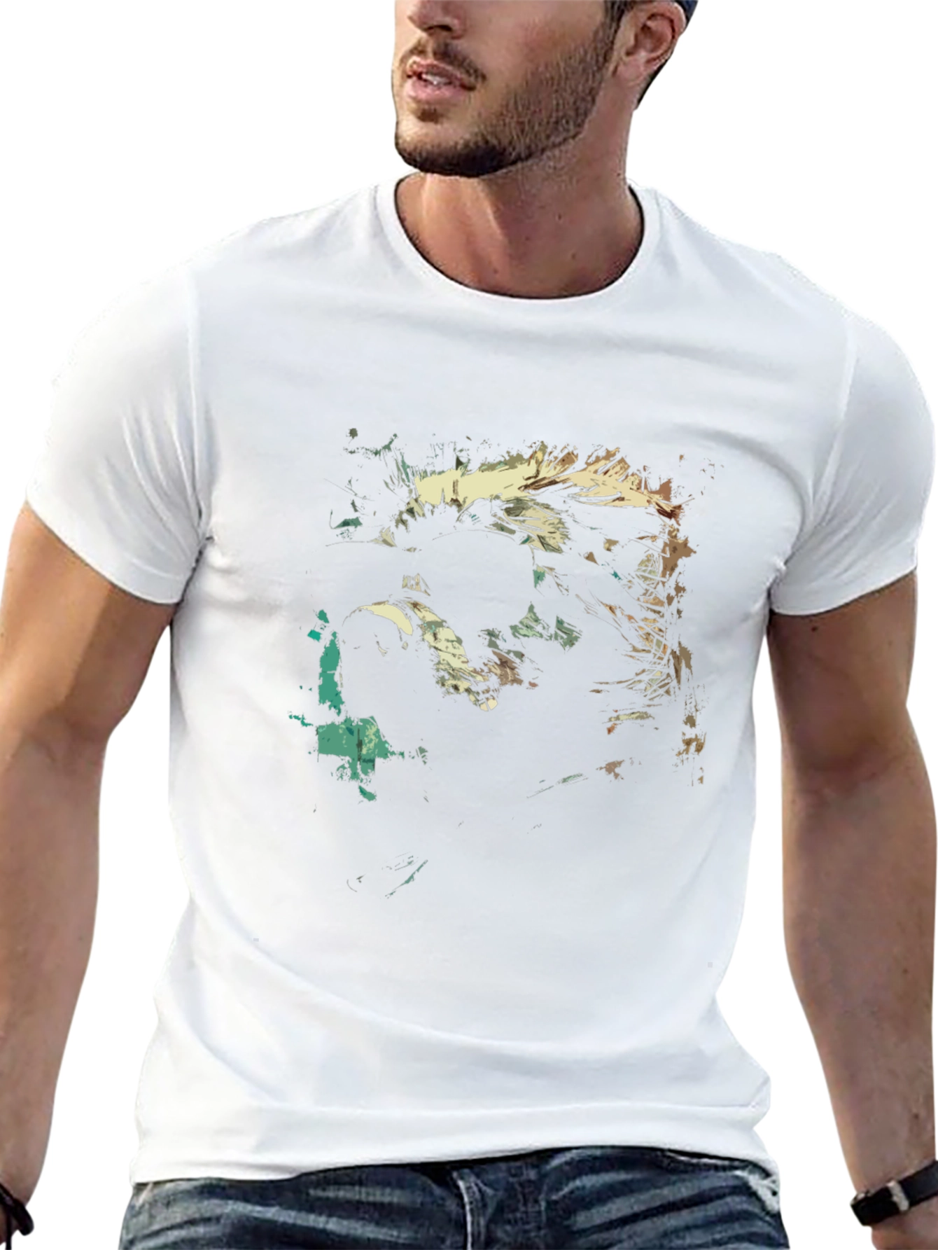 Graphic Print Crew Neck T-Shirt