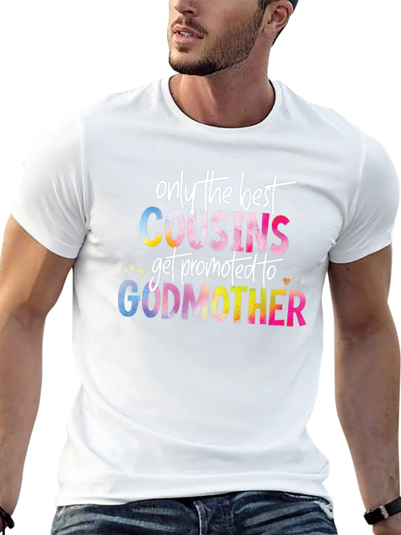 Best Cousins Promoted to Godmother T-Shirt