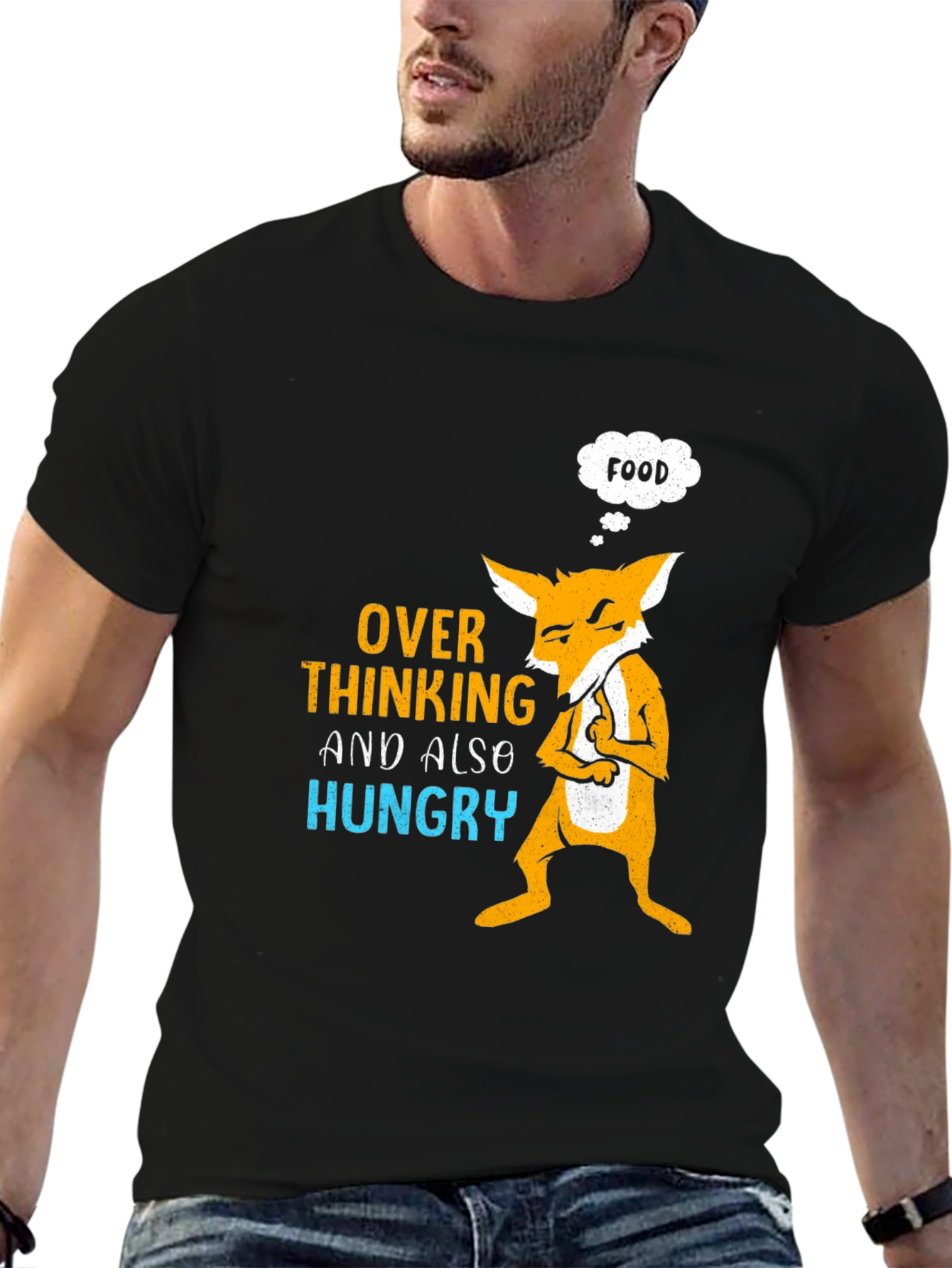 Overthinking and Hungry Fox T-Shirt