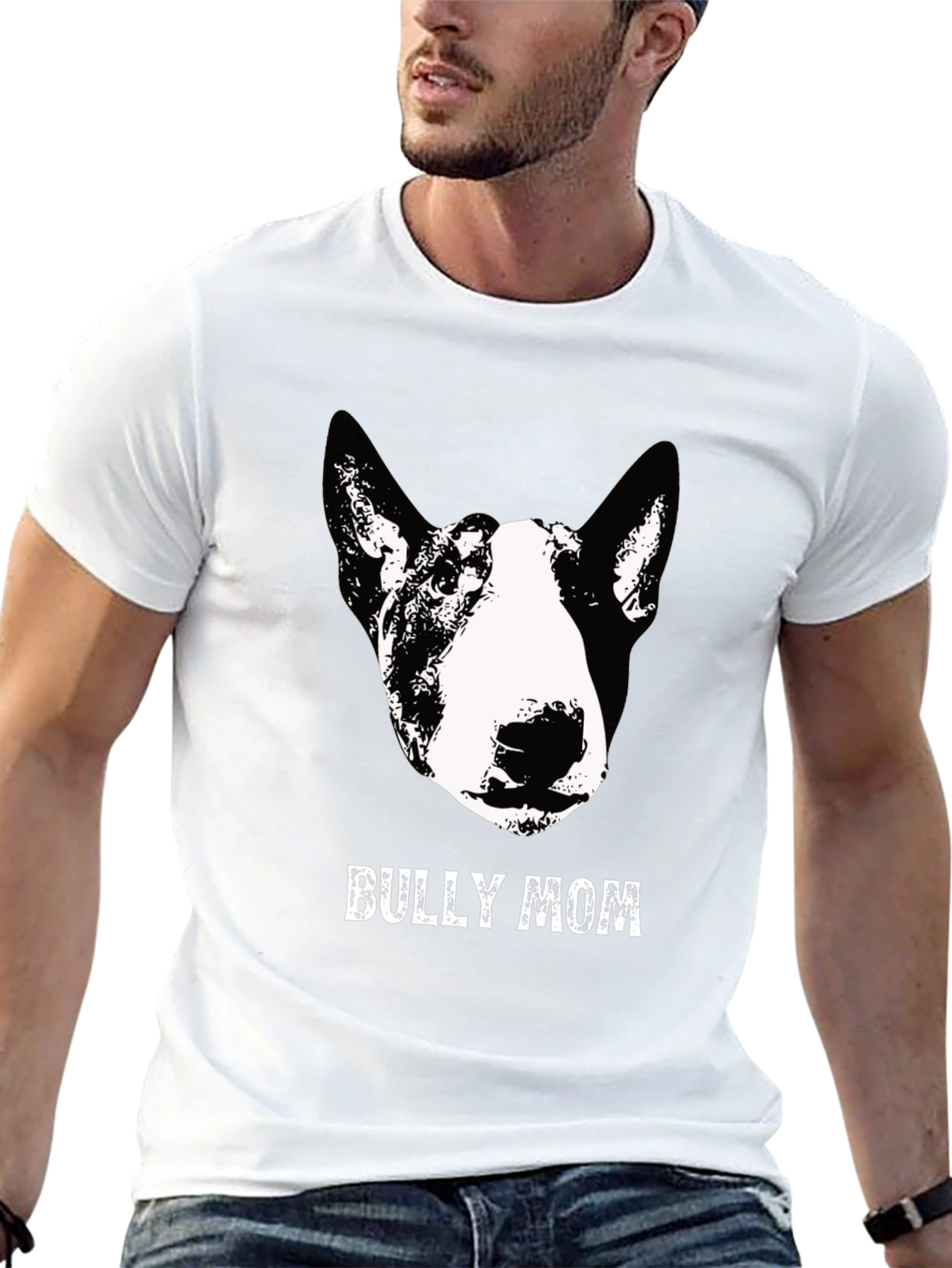Bully Mom Graphic T-Shirt - Black Cotton Tee