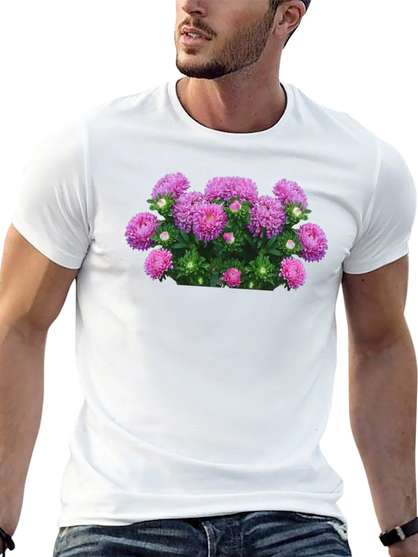 Floral Graphic Tee - Stylish and Comfortable