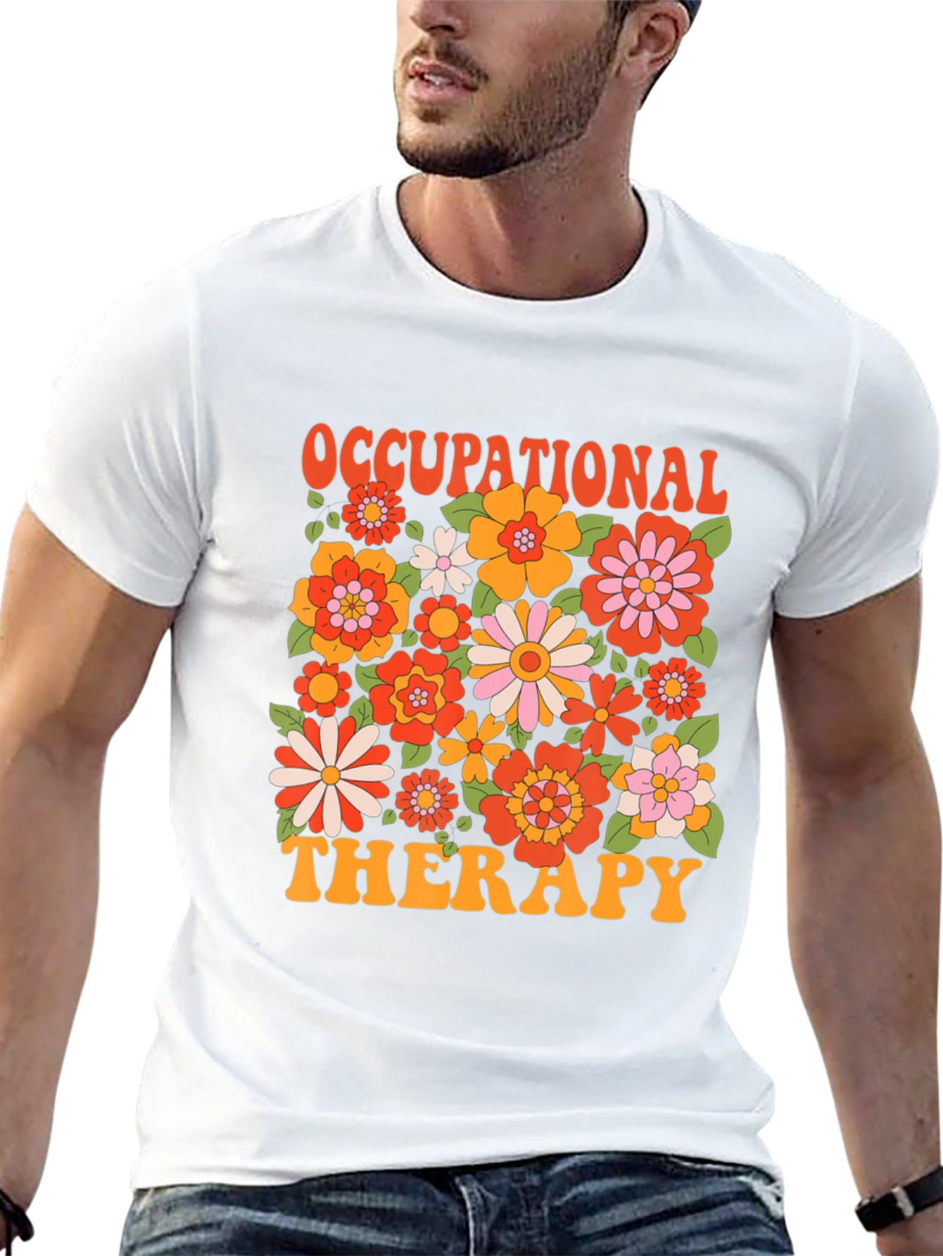 Occupational Therapy Floral T-Shirt