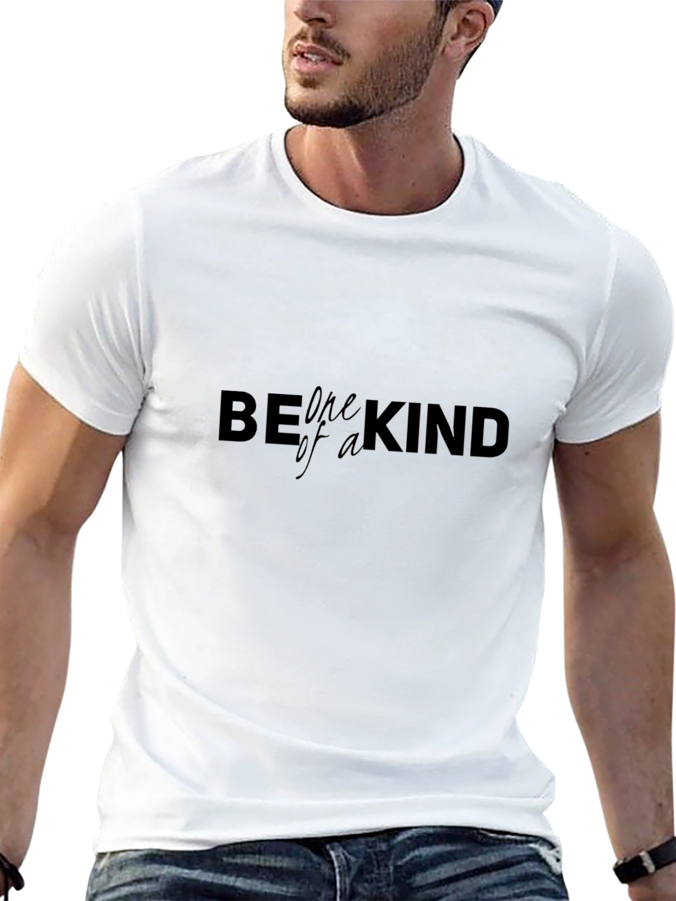 Be One of a Kind Black Graphic Tee