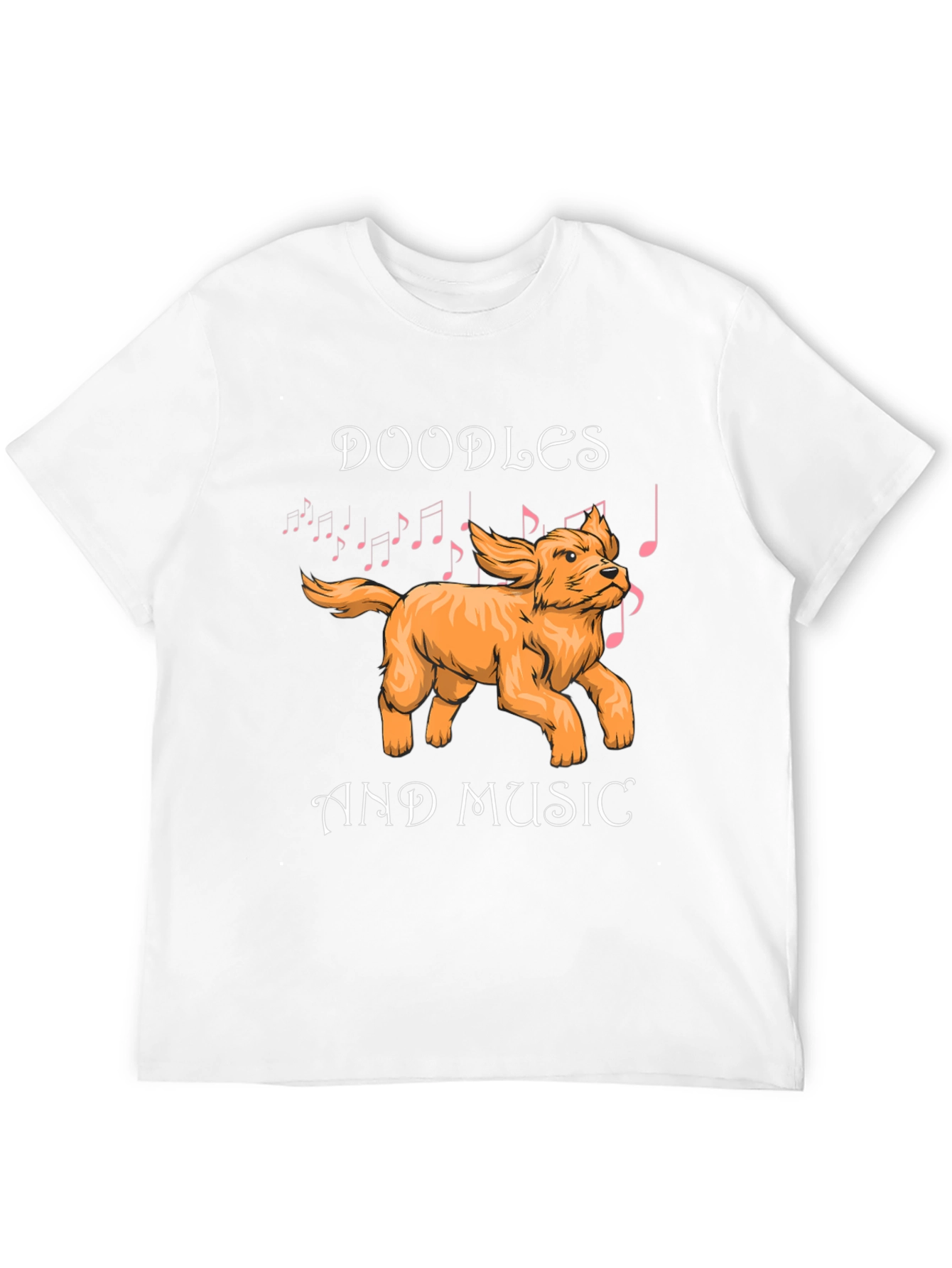 Doodles and Music Graphic T-Shirt