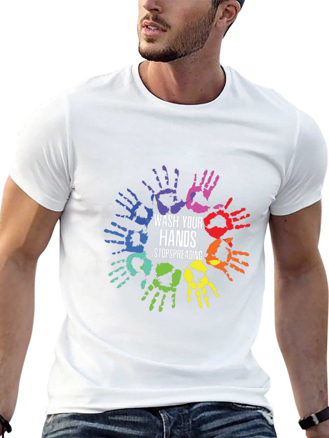 Wash Your Hands T-Shirt Stop Spreading Tee