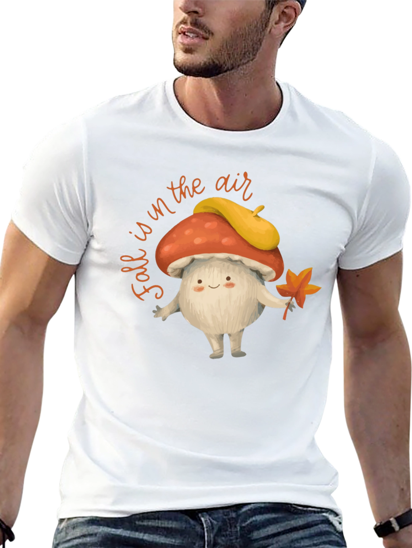 Fall Mushroom T-Shirt: Autumn Air