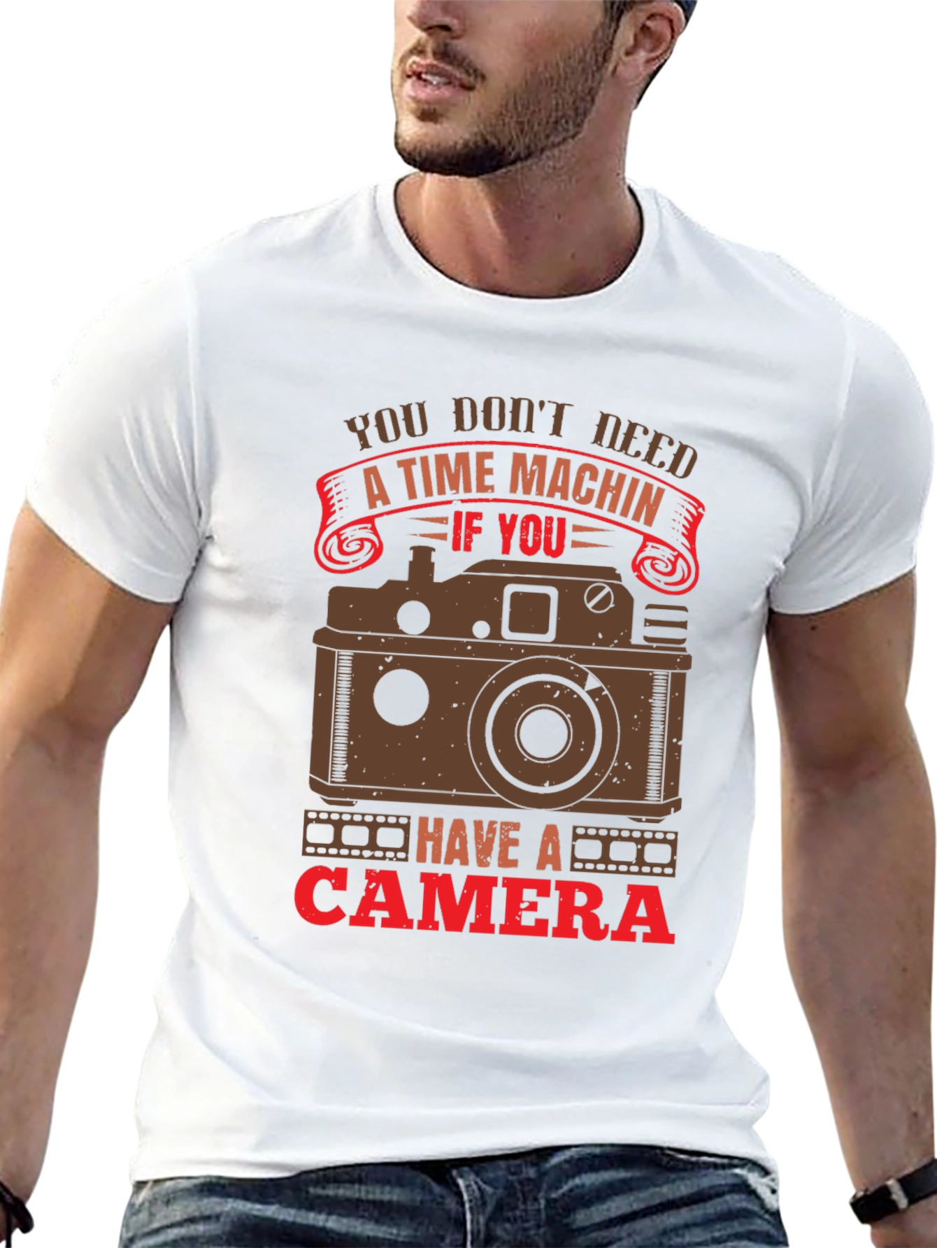 Camera Time Machine Graphic Tee
