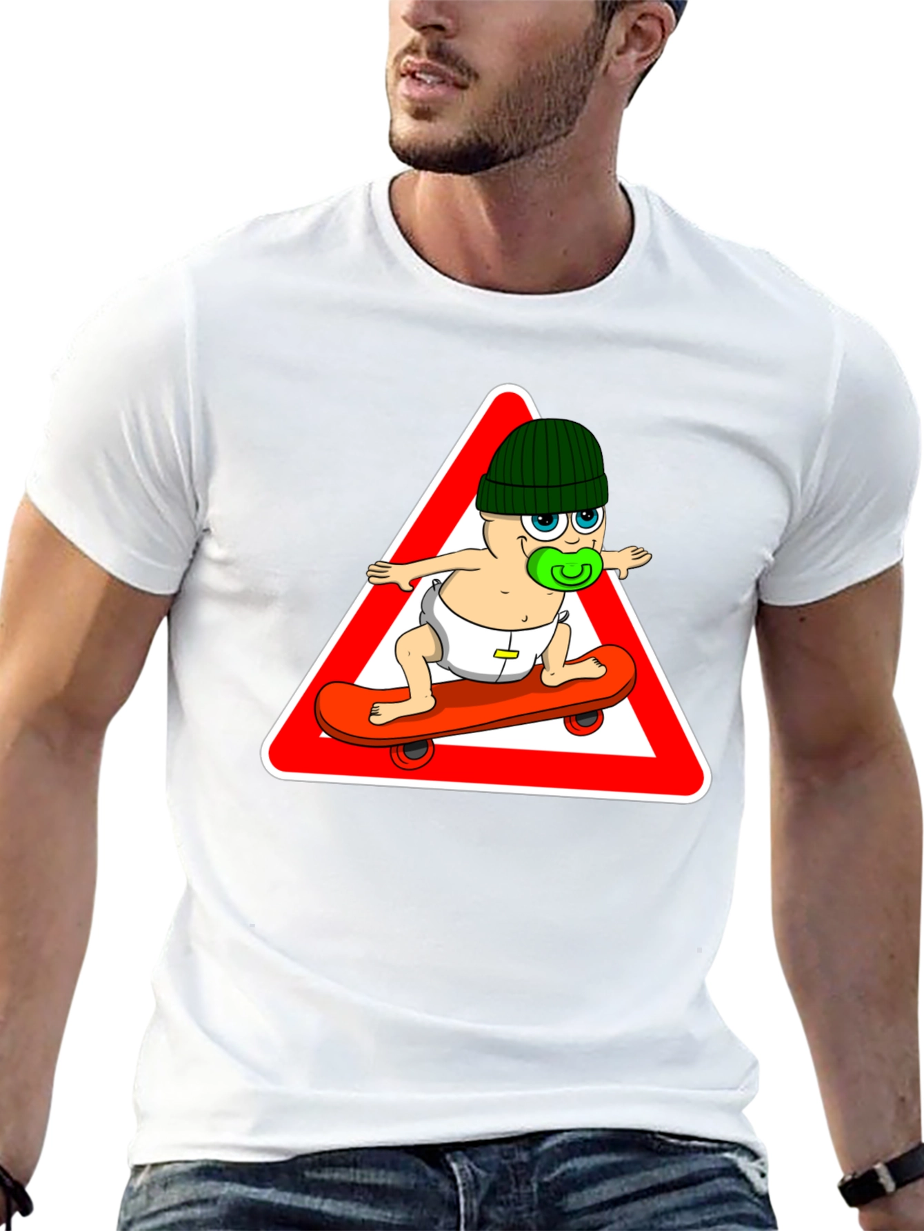 Baby Skateboard Graphic T-Shirt