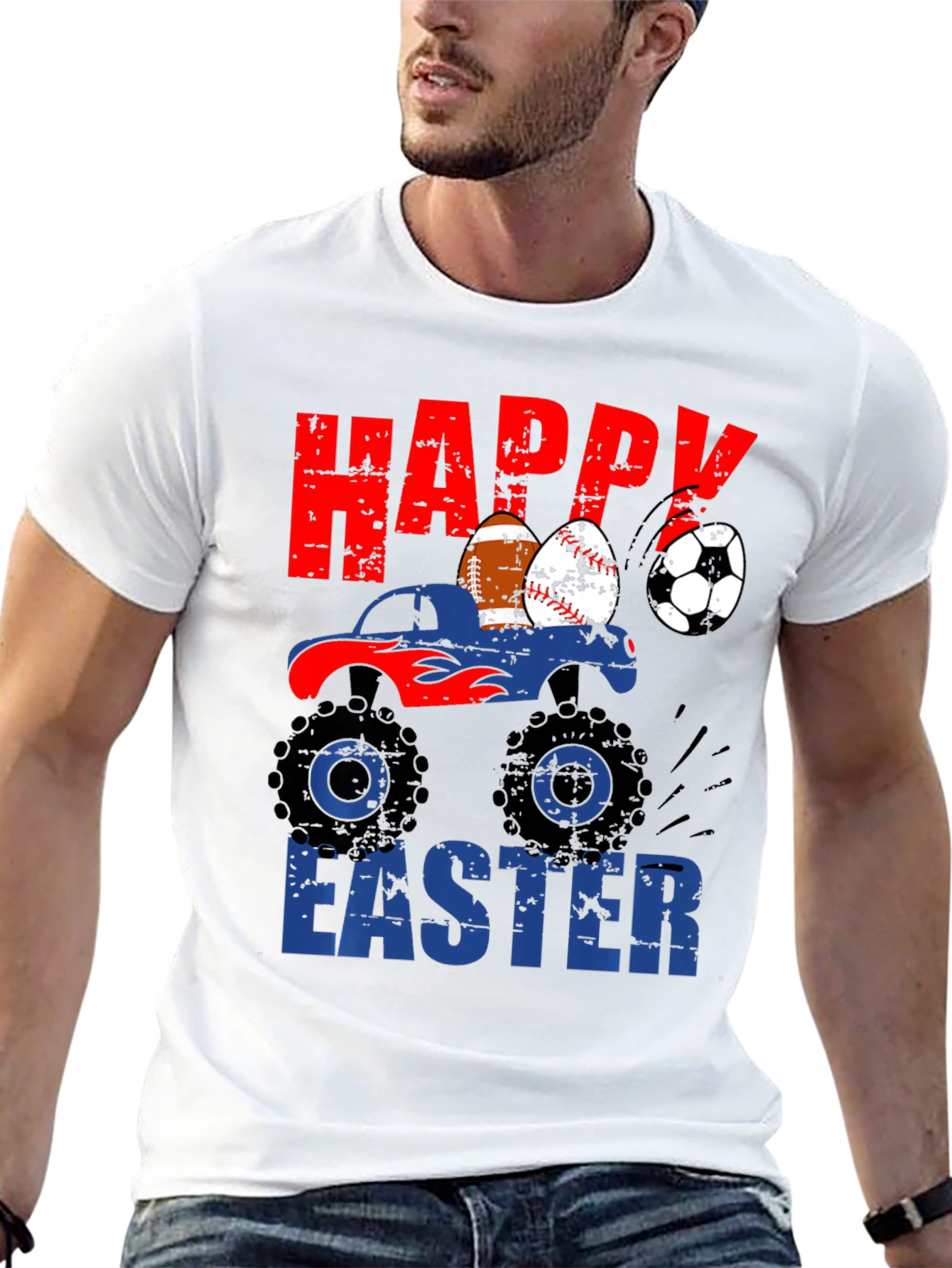 Happy Easter Monster Truck T-Shirt