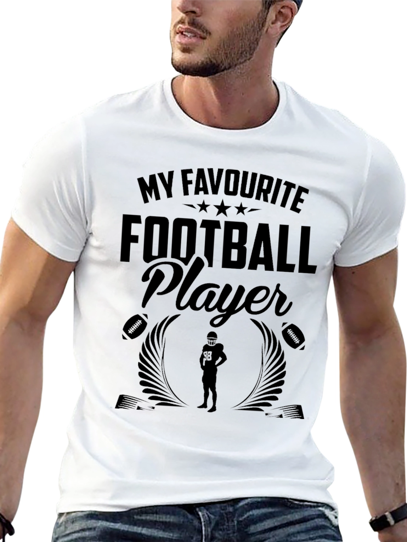 My Favorite Football Player Graphic Tee