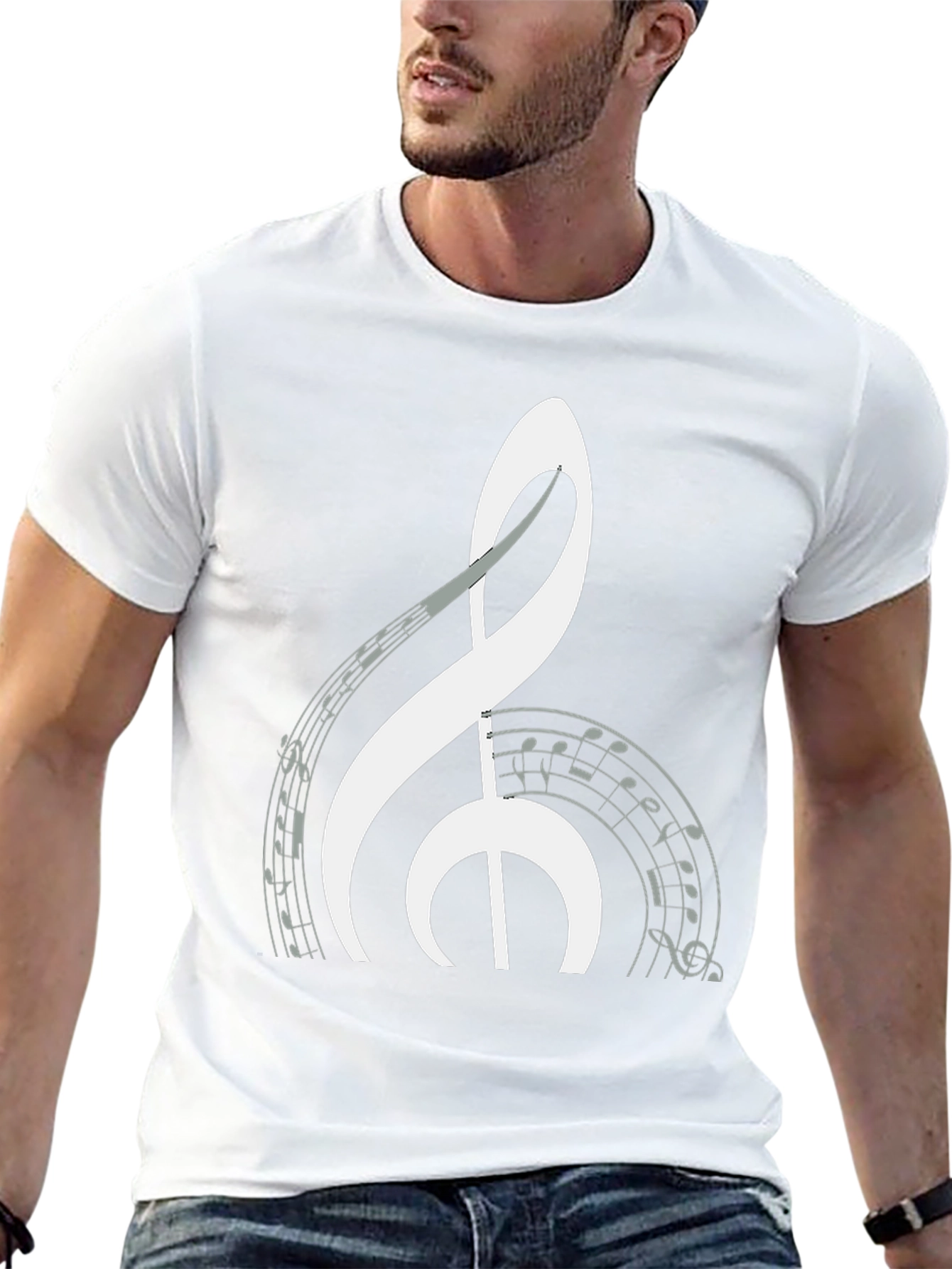 Musical Clef T-Shirt - Stylish Music Lover Tee