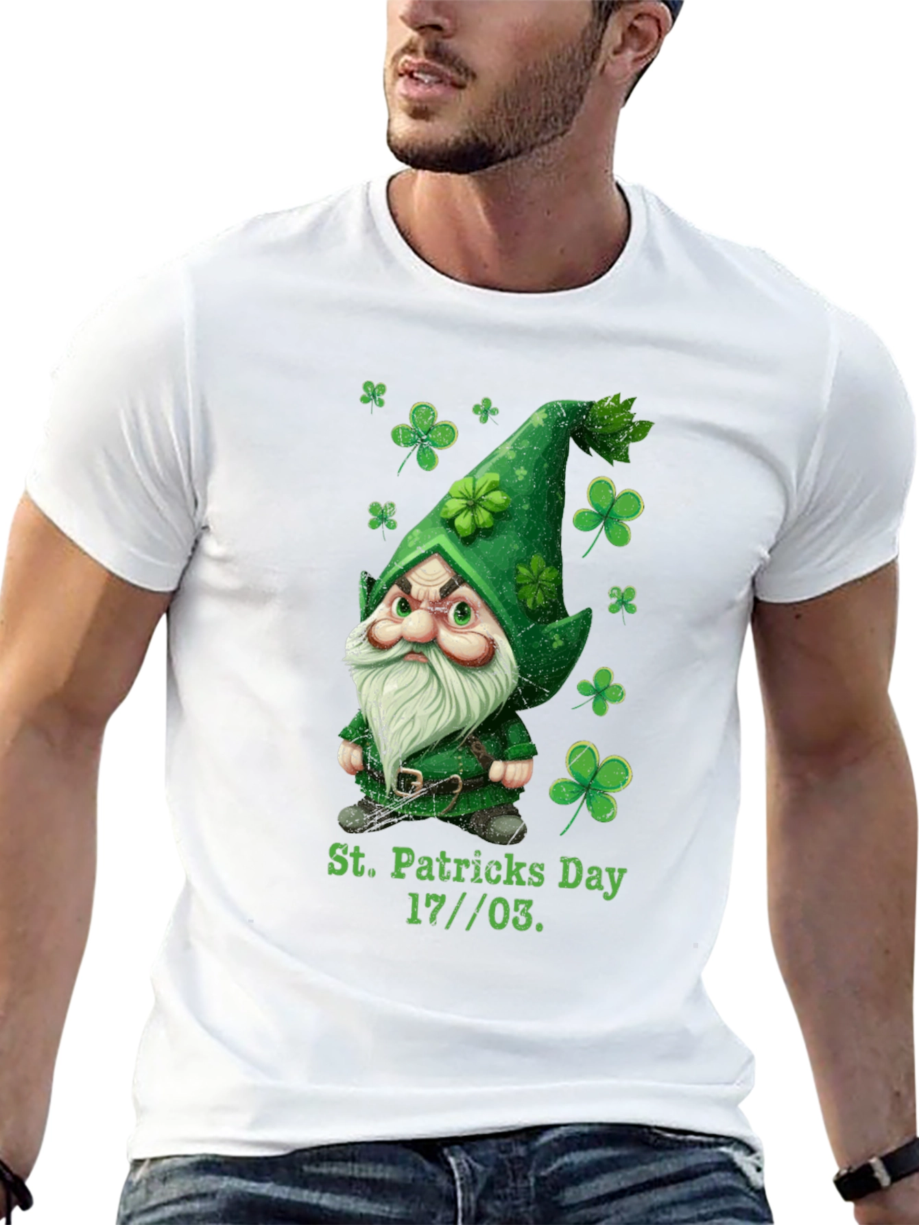St. Patricks Day Gnome Graphic Tee