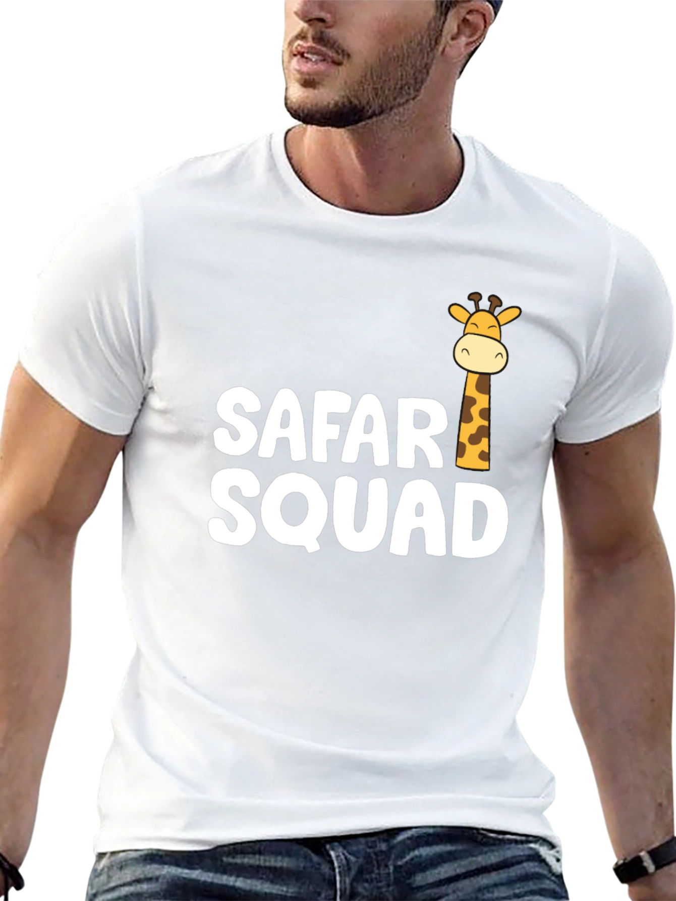 Safari Squad Giraffe Graphic T-Shirt