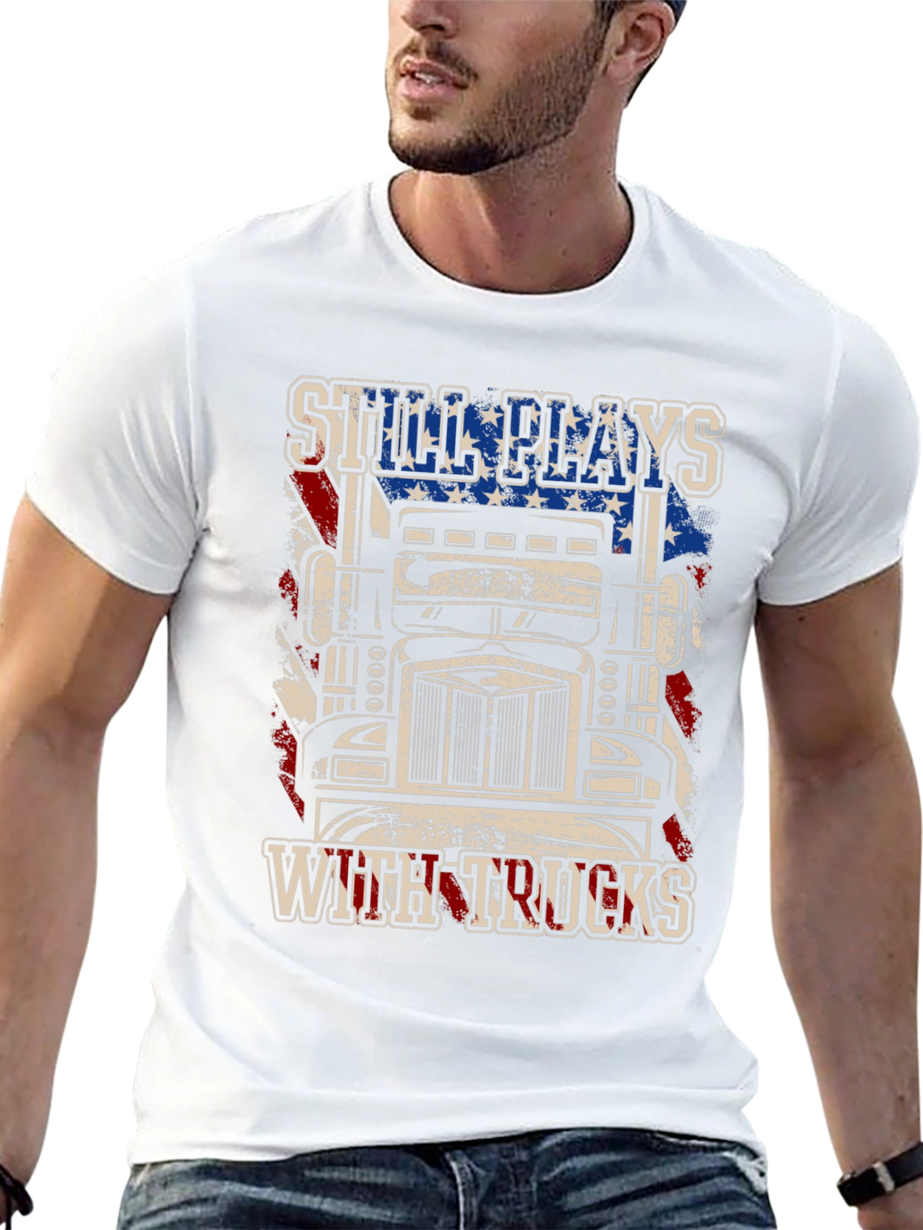 Still Plays with Trucks T-Shirt