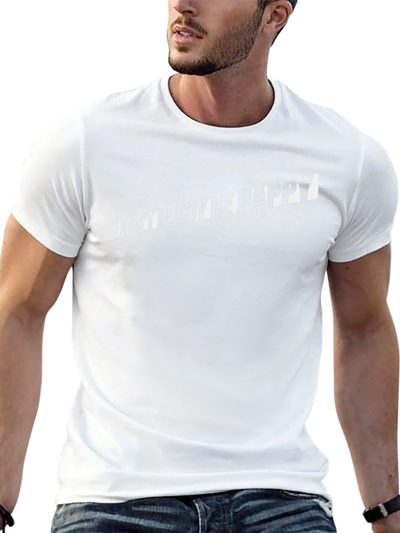 Dont Hurry Be Happy Graphic Tee
