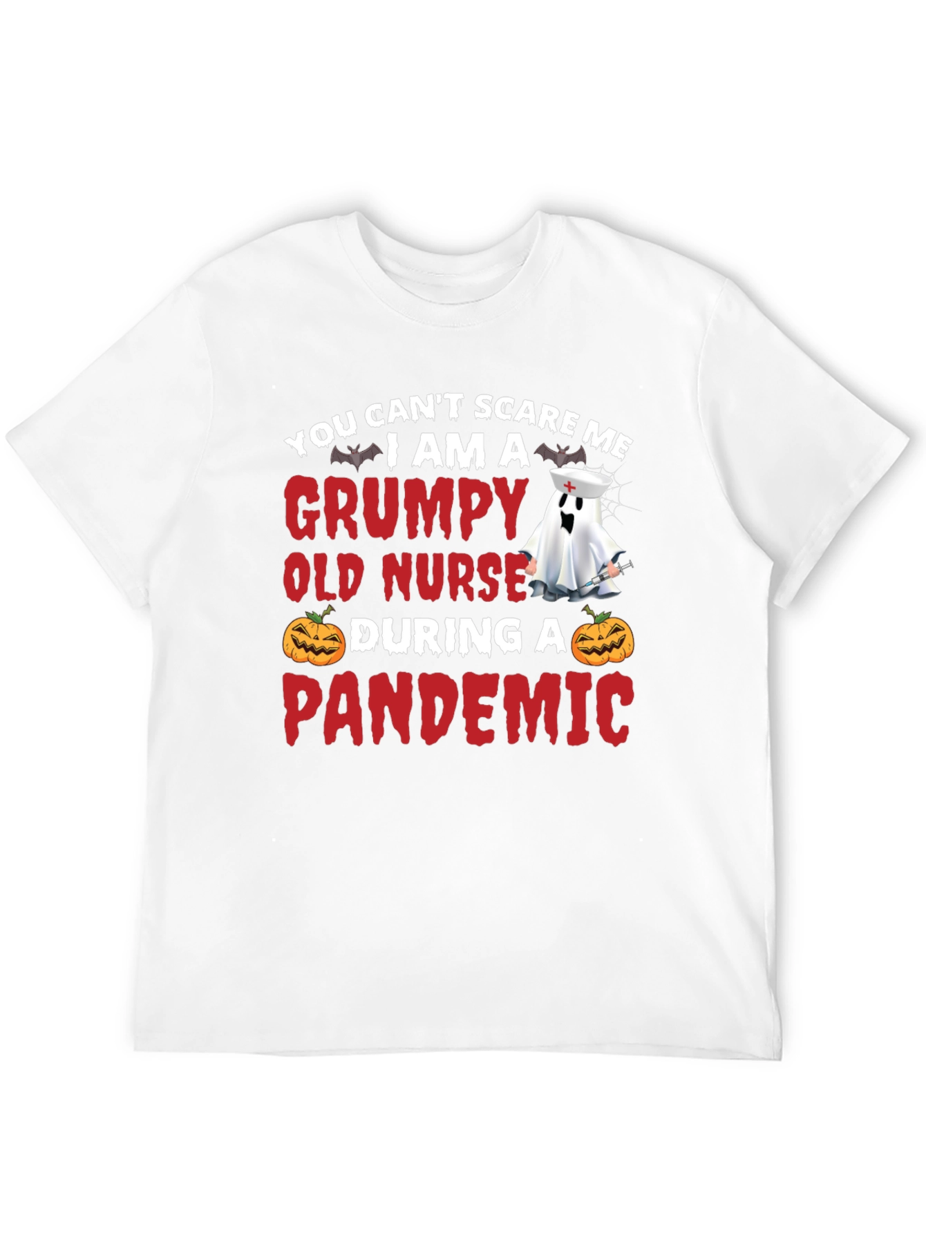 Grumpy Nurse Pandemic T-Shirt - Halloween Nurse Tee