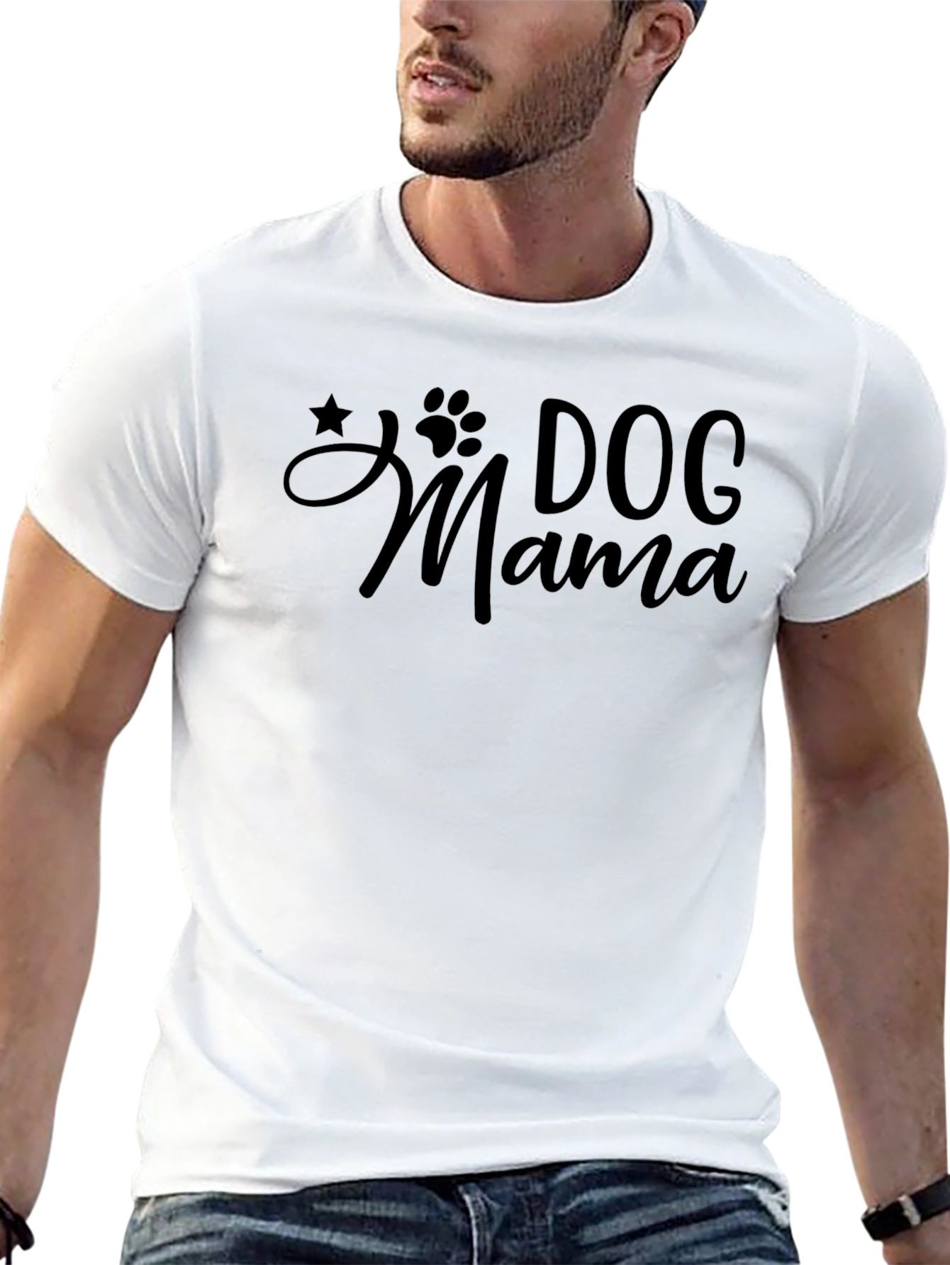 Dog Mama Graphic T-Shirt - Pet Lover Tee